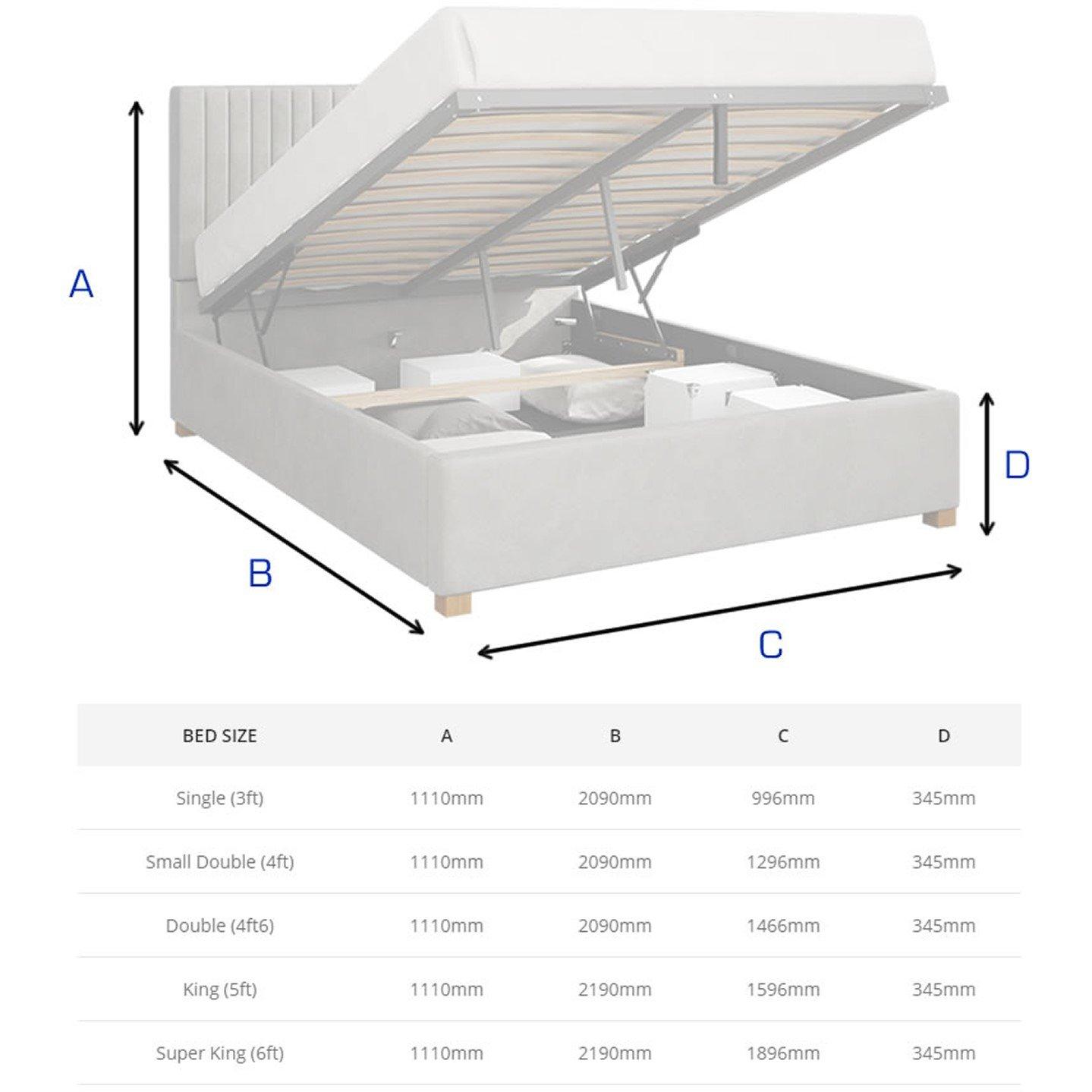 Navy - Aspire - Grant Ottoman Storage Bed - 4