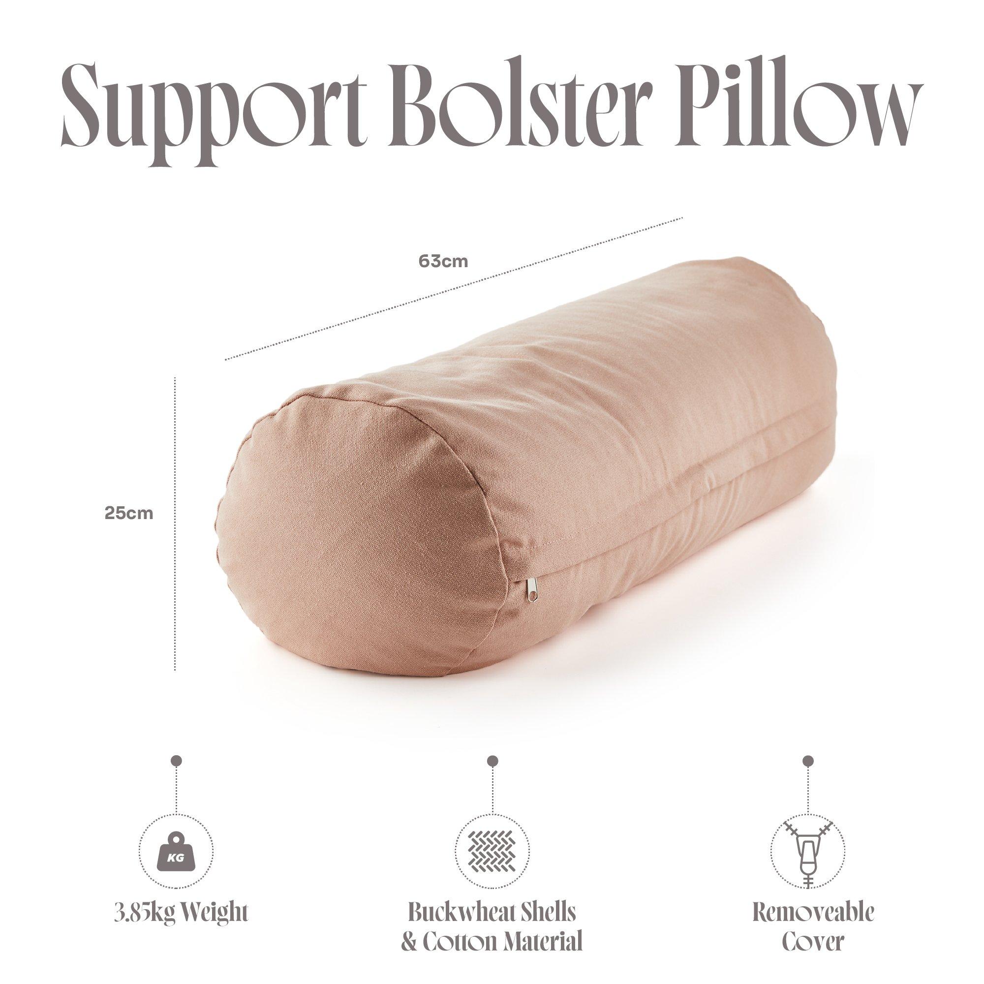 Blush - Myga - Myga Yoga Bolster Pillow - 5