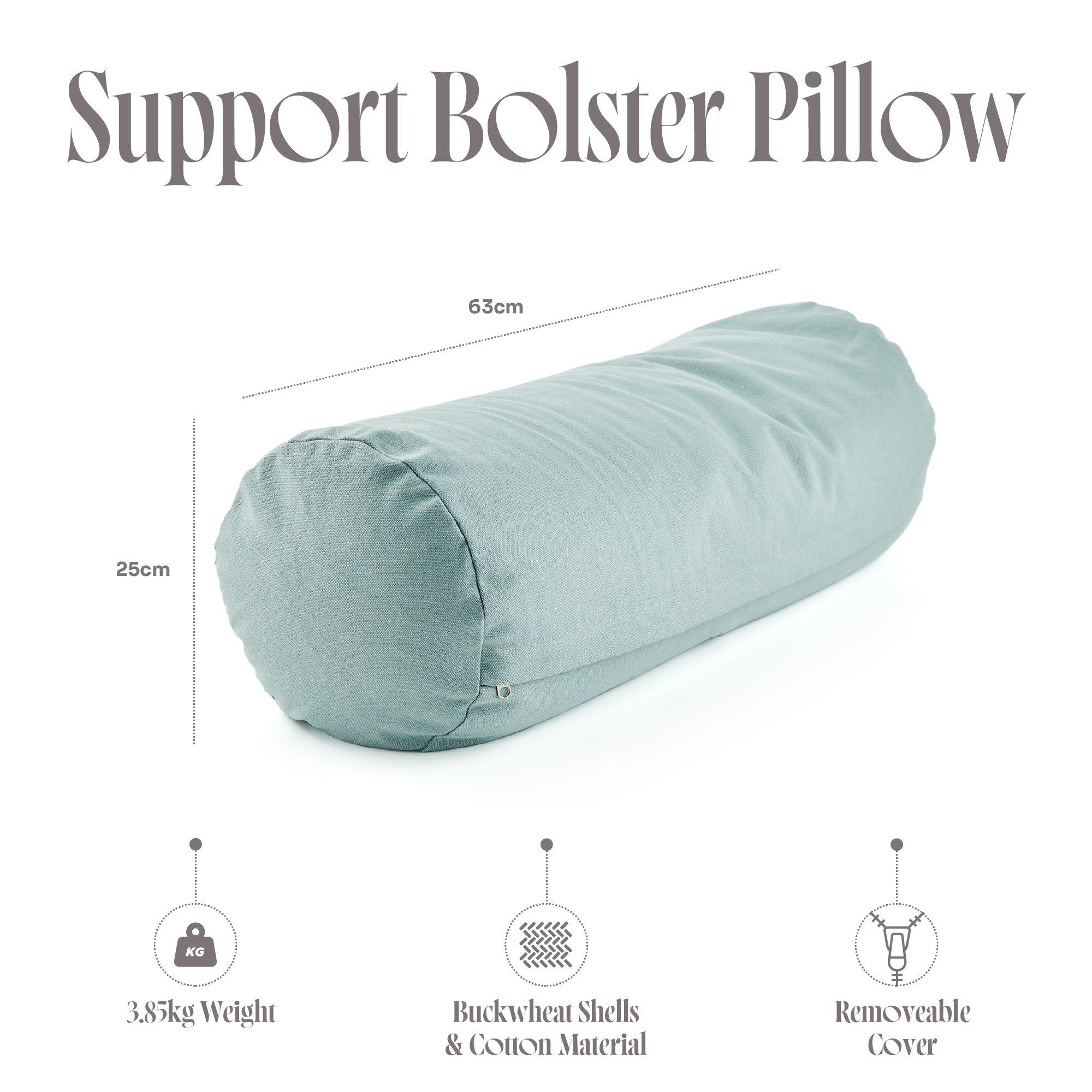 Teal - Myga - Myga Yoga Bolster Pillow - 5