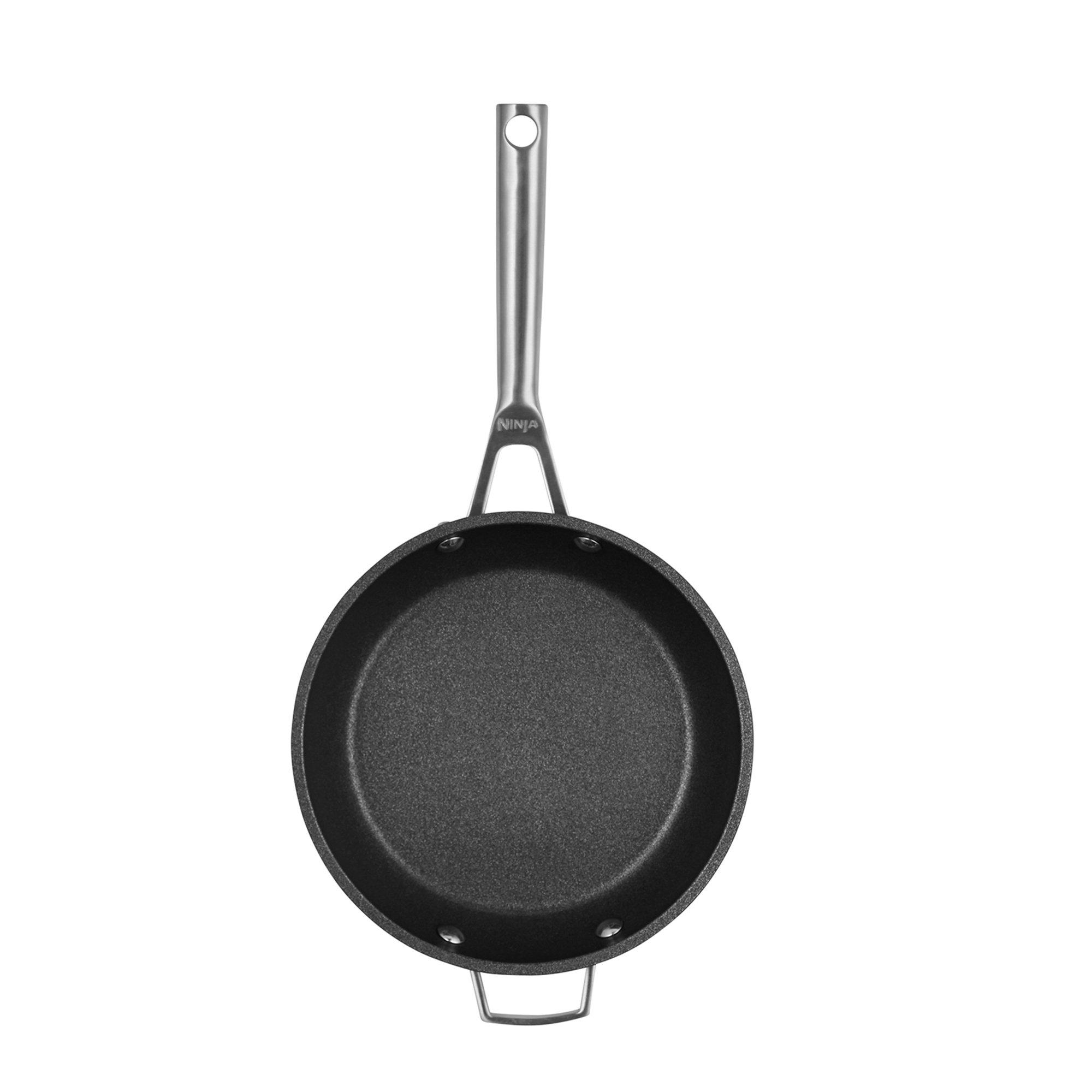 Black / Silver - Ninja - Foodi ZEROSTICK Stackable 2-Piece Frying Pan Set - 6
