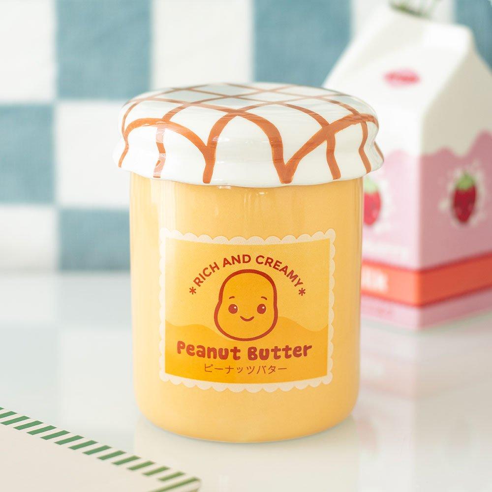 Something Different  Peanut Butter Jar Oil Burner And Wax Warmer - Pink