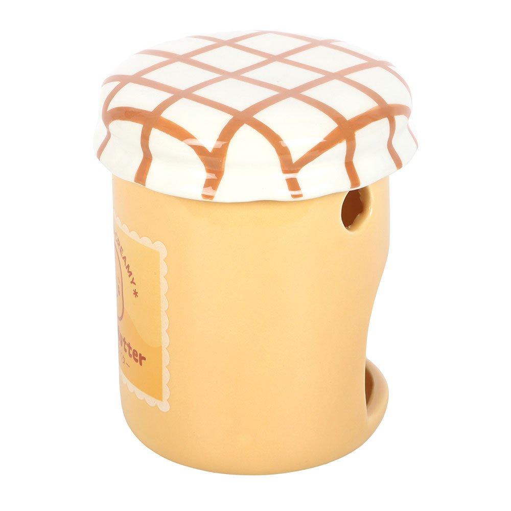 Pink - Something Different - Peanut Butter Jar Oil Burner and Wax Warmer - 5