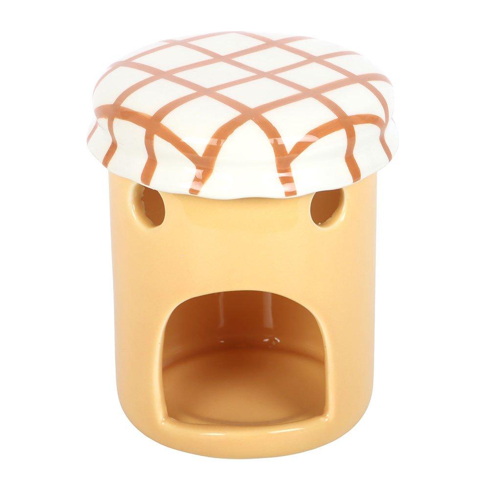 Pink - Something Different - Peanut Butter Jar Oil Burner and Wax Warmer - 6