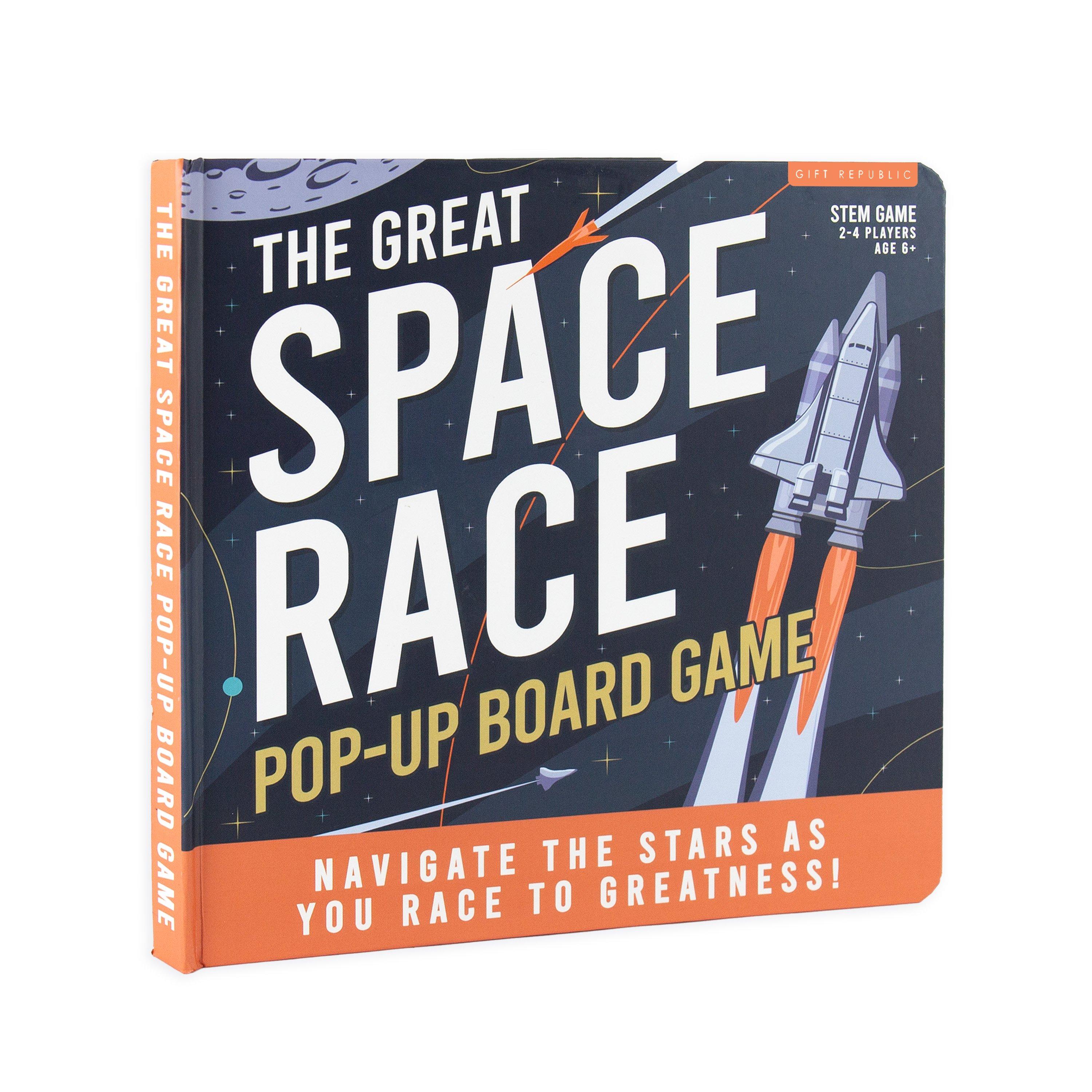 Gift Republic  The Great Space Race Pop-Up Board Game - 