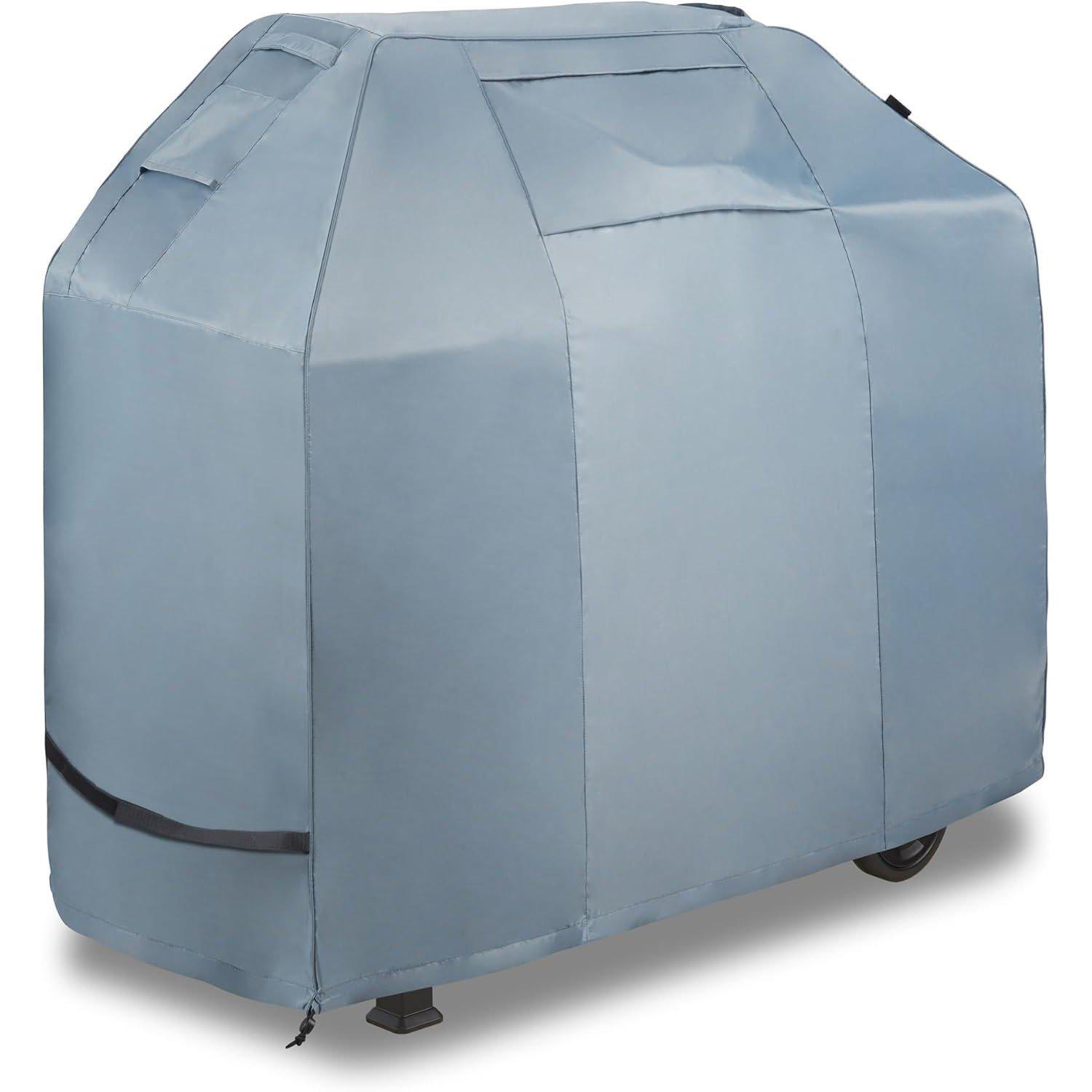 Grey - VonHaus - Small BBQ Grill Cover- (H)111 x (W)120x (D)60cm - 1