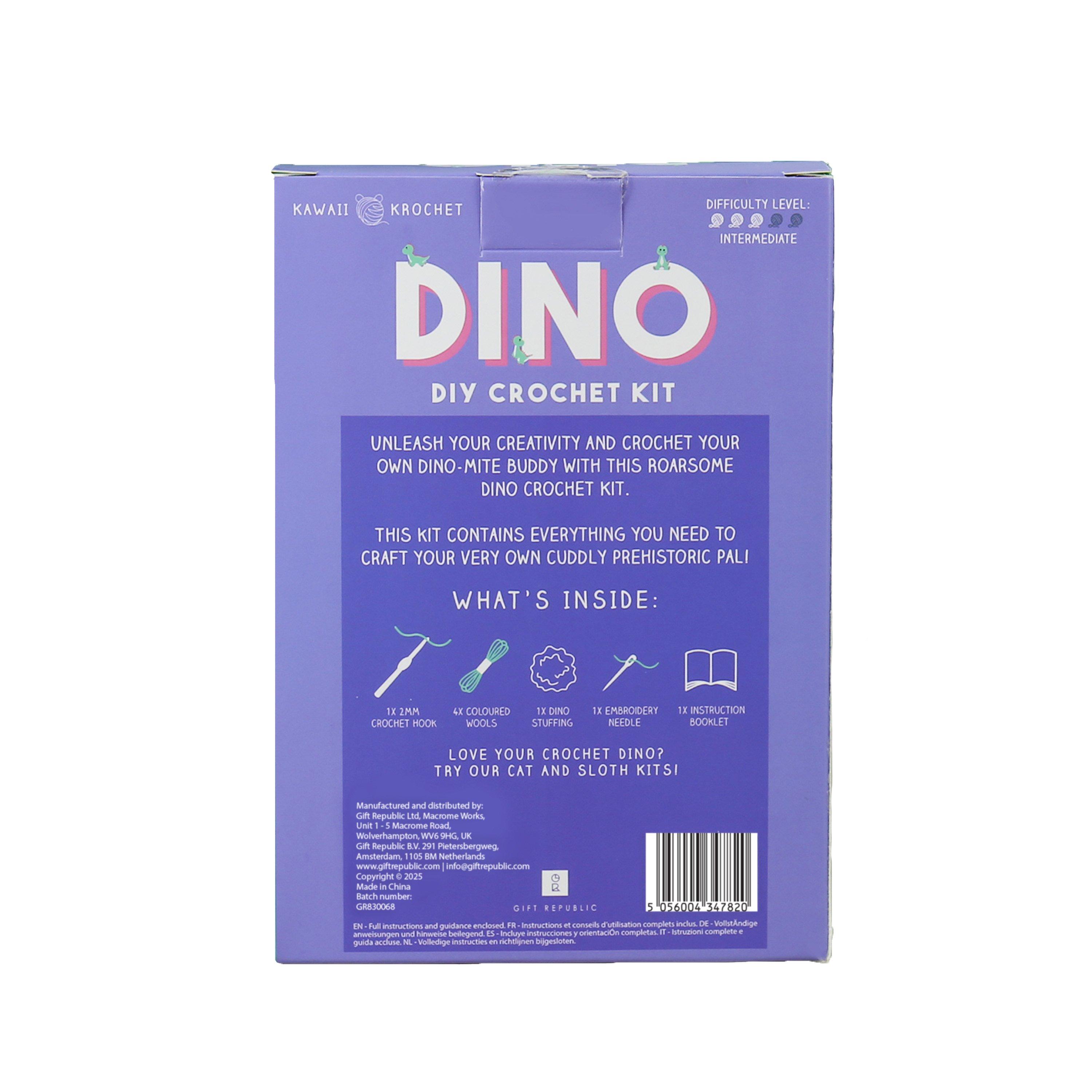 Multi - Gift Republic - DINO CROCHET KIT - 6