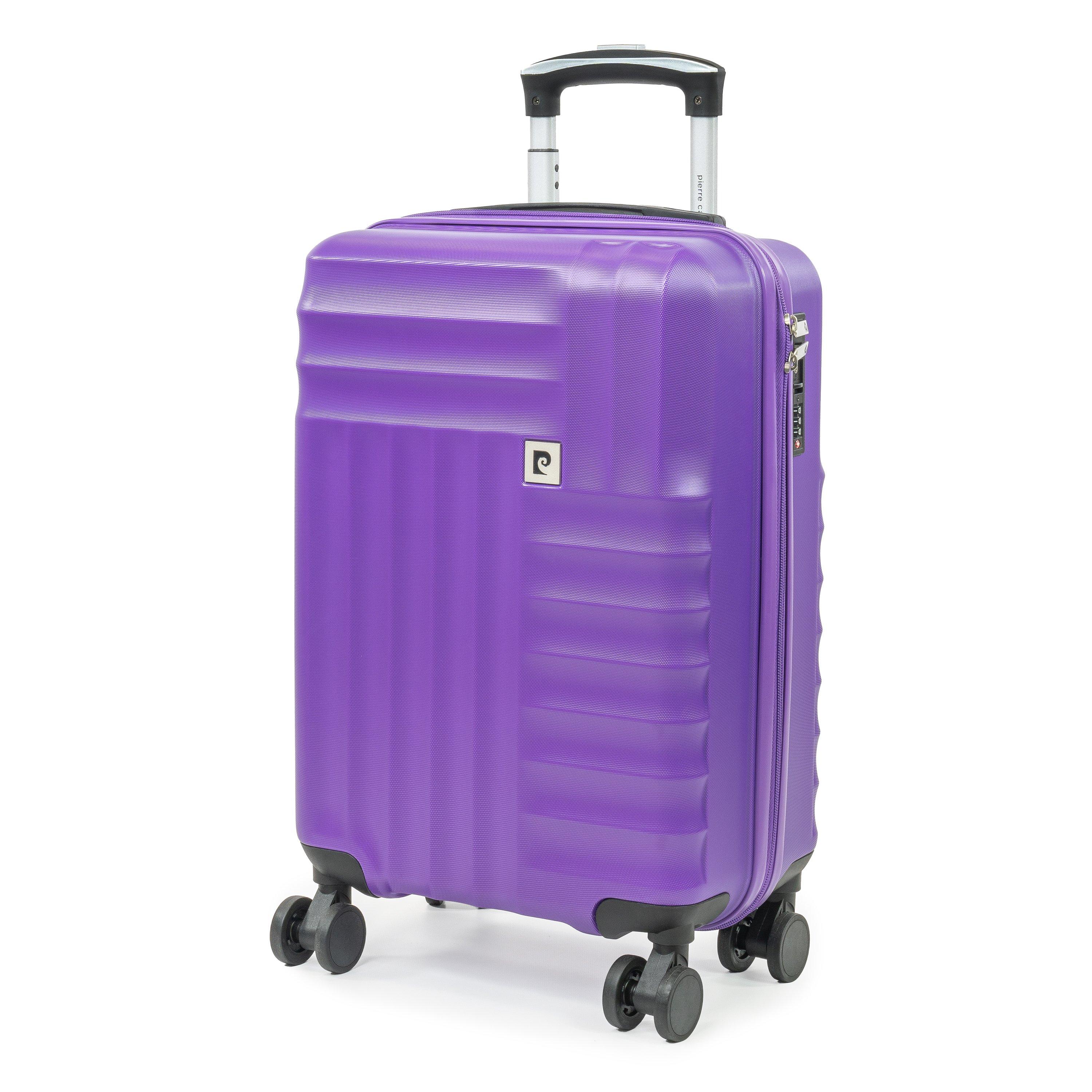 Pierre Cardin  Soleil Hard Shell Cabin Suitcase Small Luggage - Purple - Small