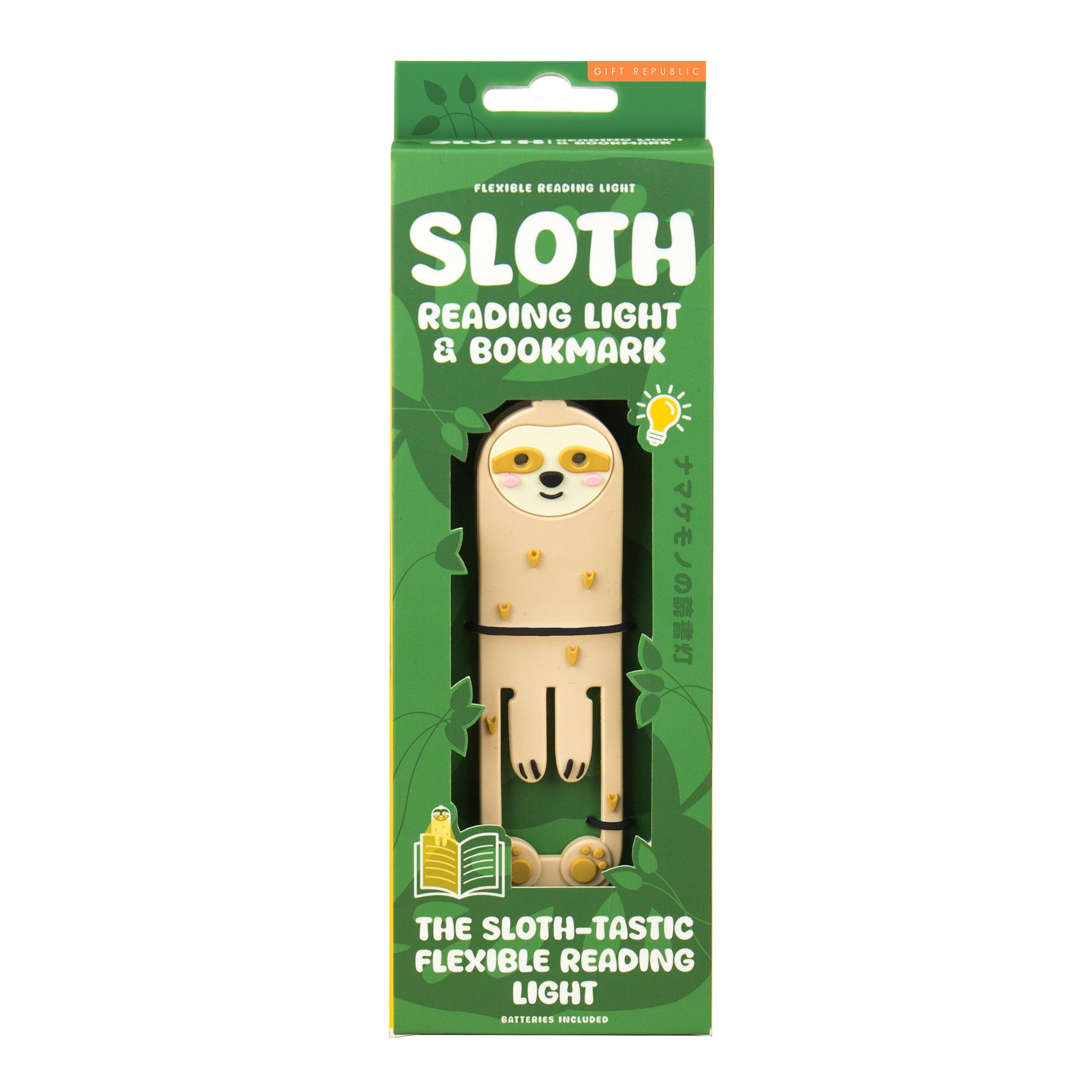 Multi - Gift Republic - Sloth Reading Light & Bookmark - 1
