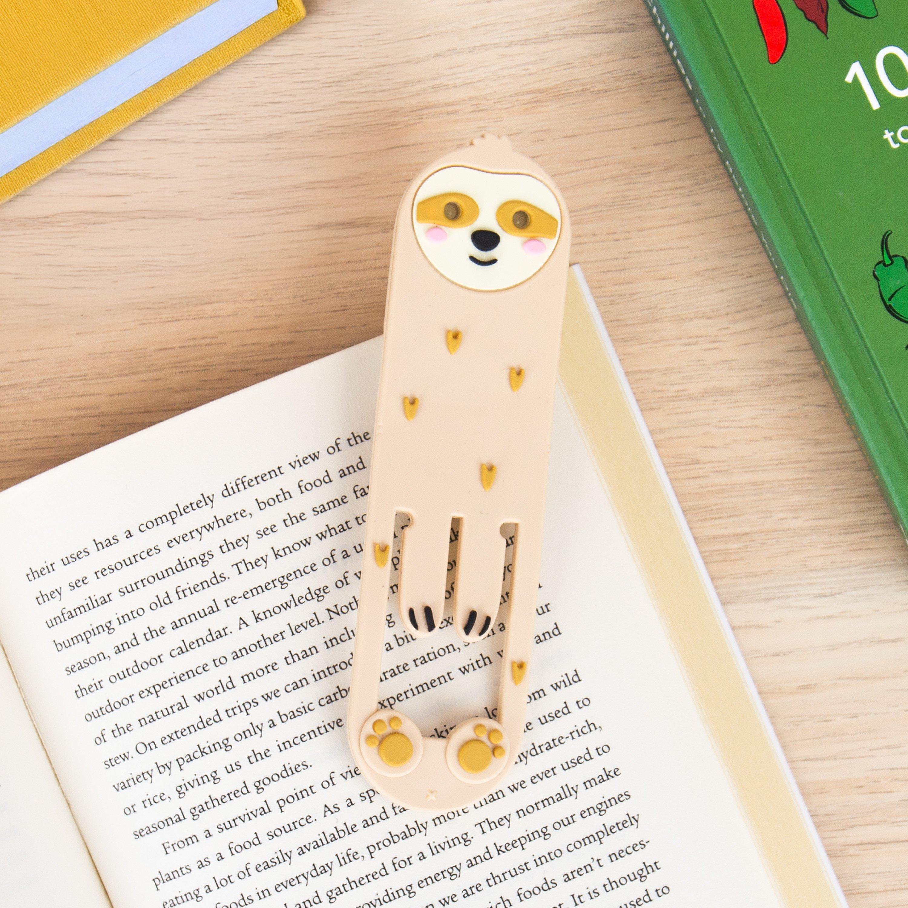 Multi - Gift Republic - Sloth Reading Light & Bookmark - 2