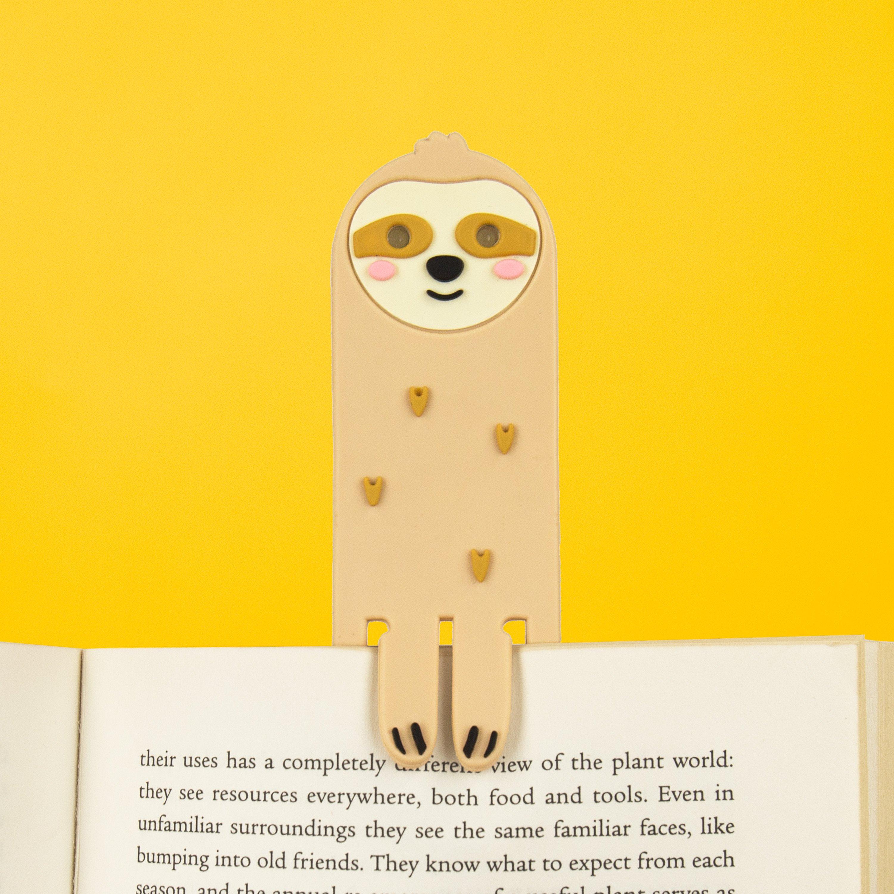 Multi - Gift Republic - Sloth Reading Light & Bookmark - 3