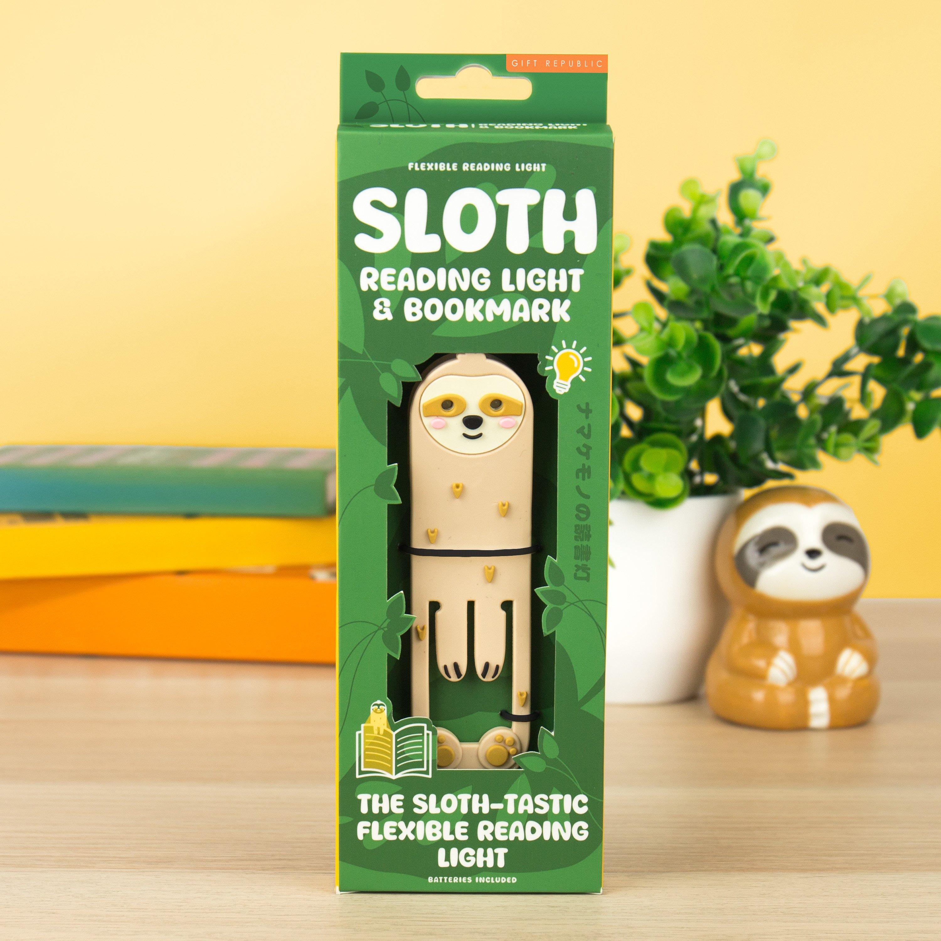 Multi - Gift Republic - Sloth Reading Light & Bookmark - 5