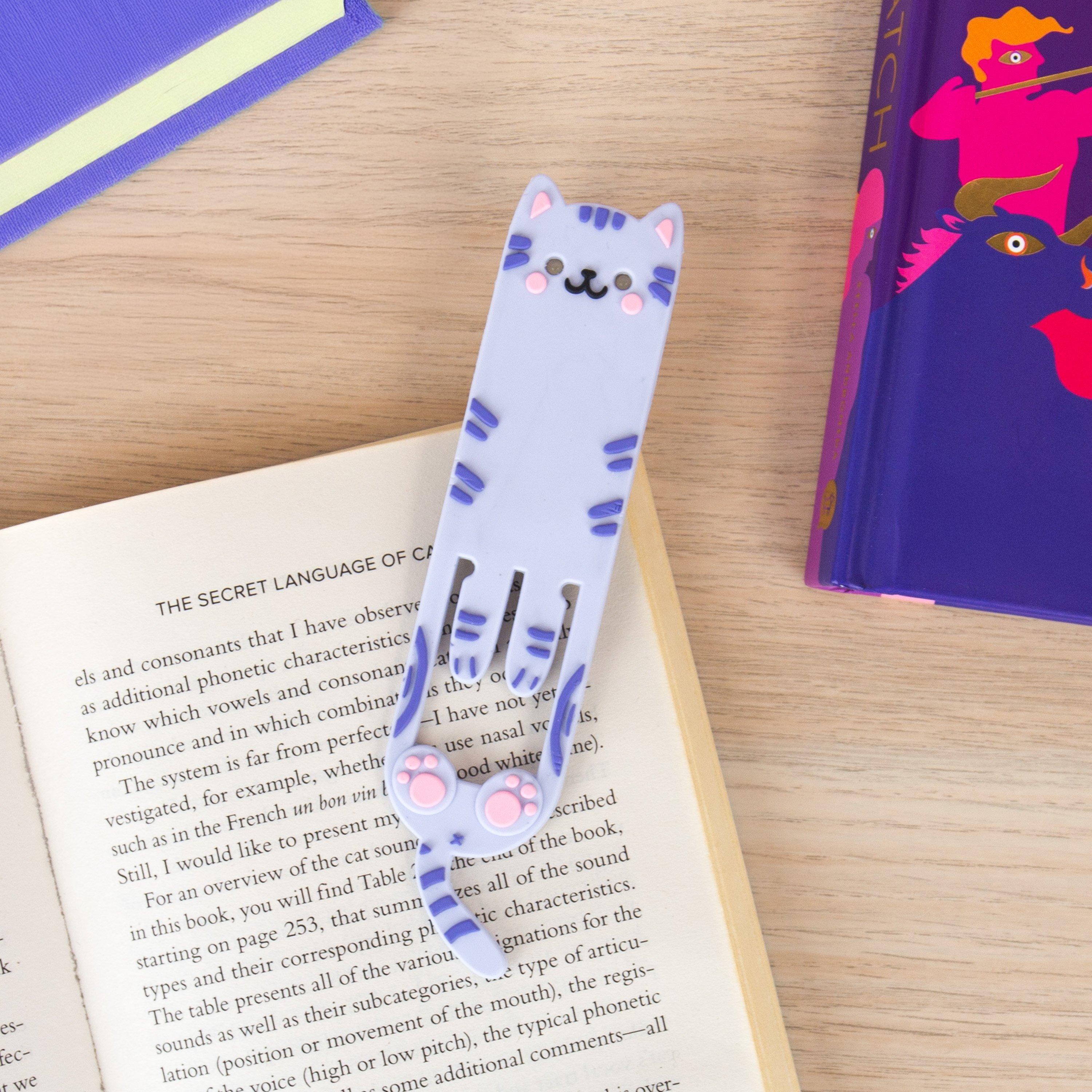 Multi - Gift Republic - Cat Reading Light & Bookmark - 2