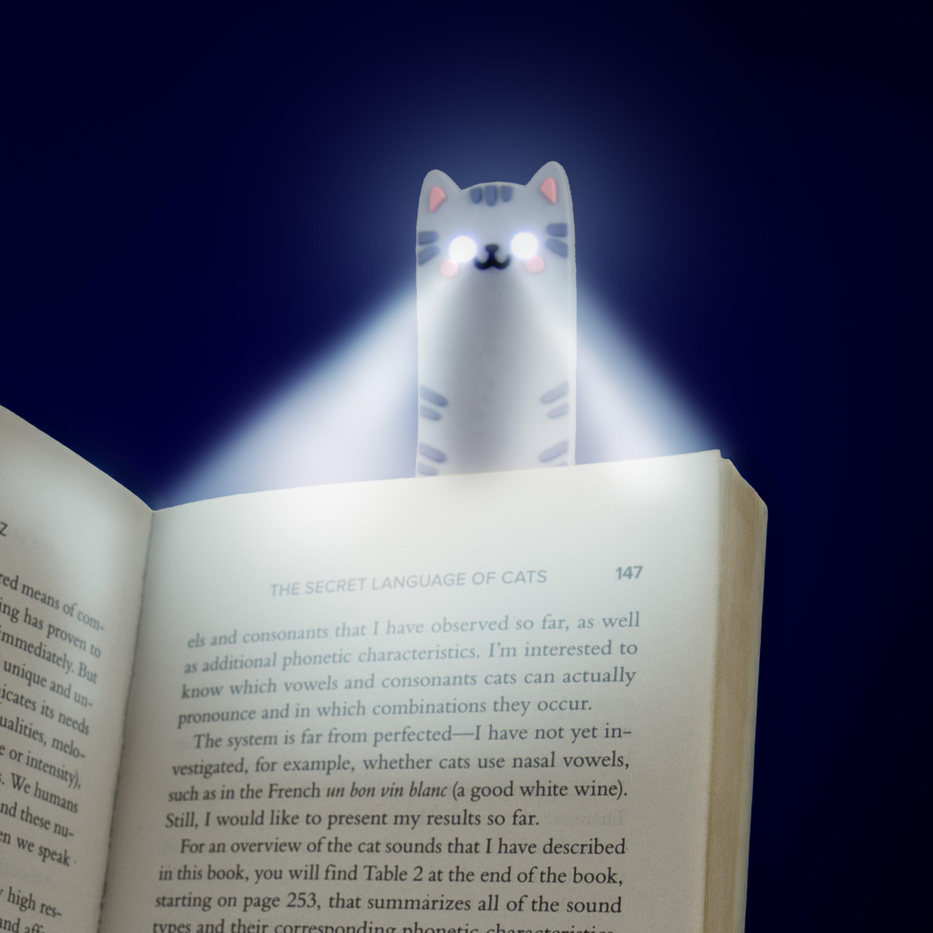 Multi - Gift Republic - Cat Reading Light & Bookmark - 4