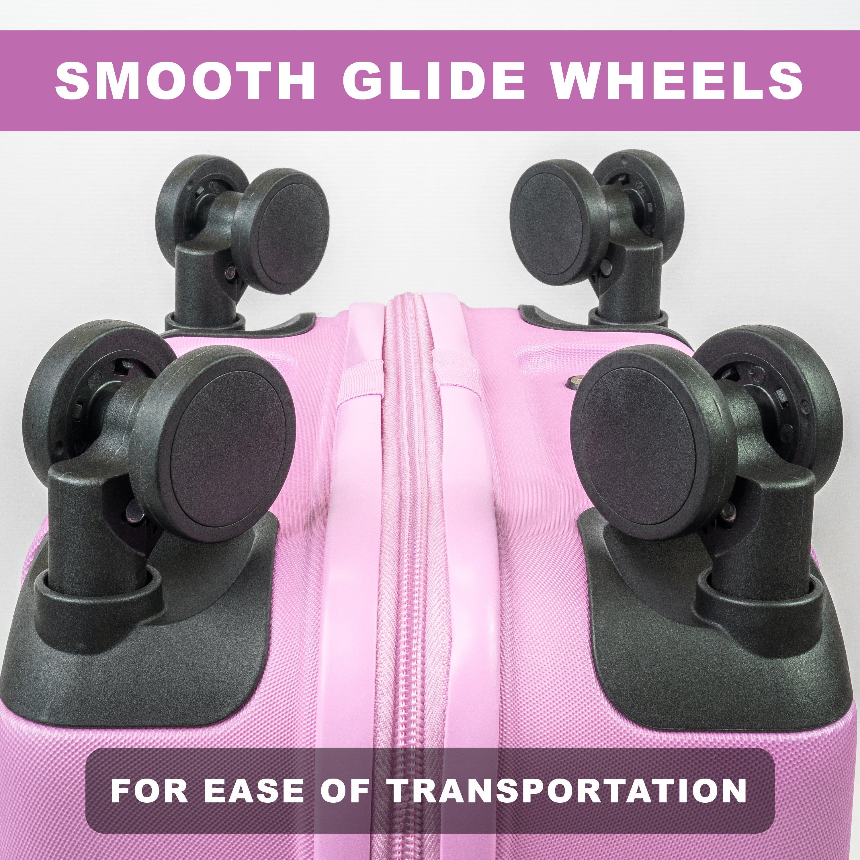 Fondant Pink - Pierre Cardin - Soleil Hard Shell Cabin Suitcase Small Luggage - 8