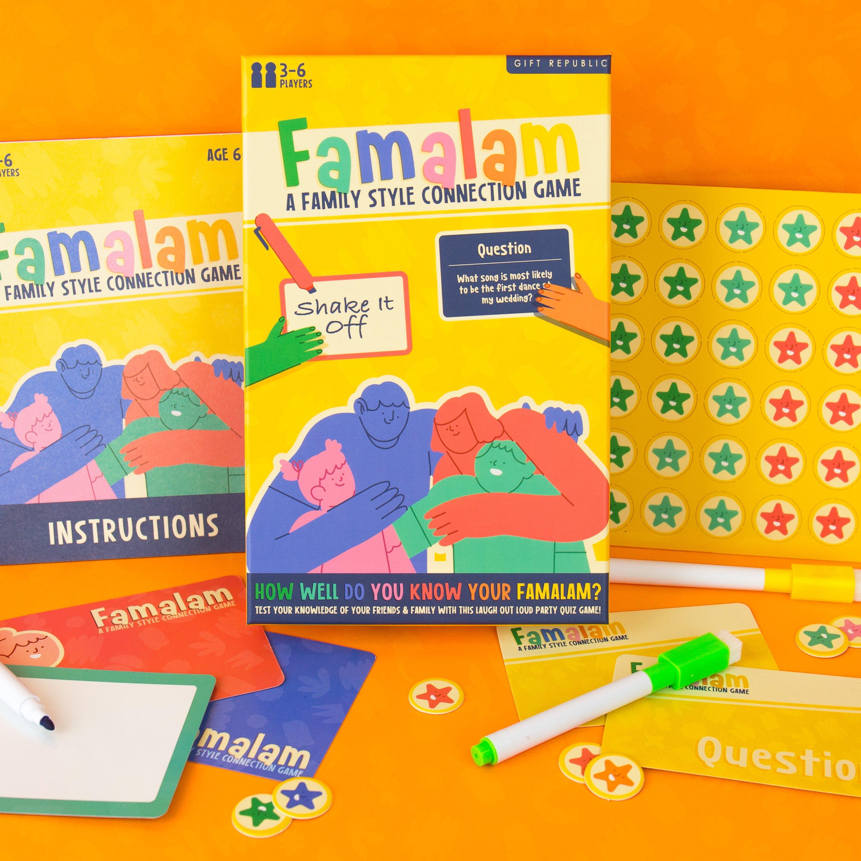 Multi - Gift Republic - Famalam – A Family Style Connection Game - 2