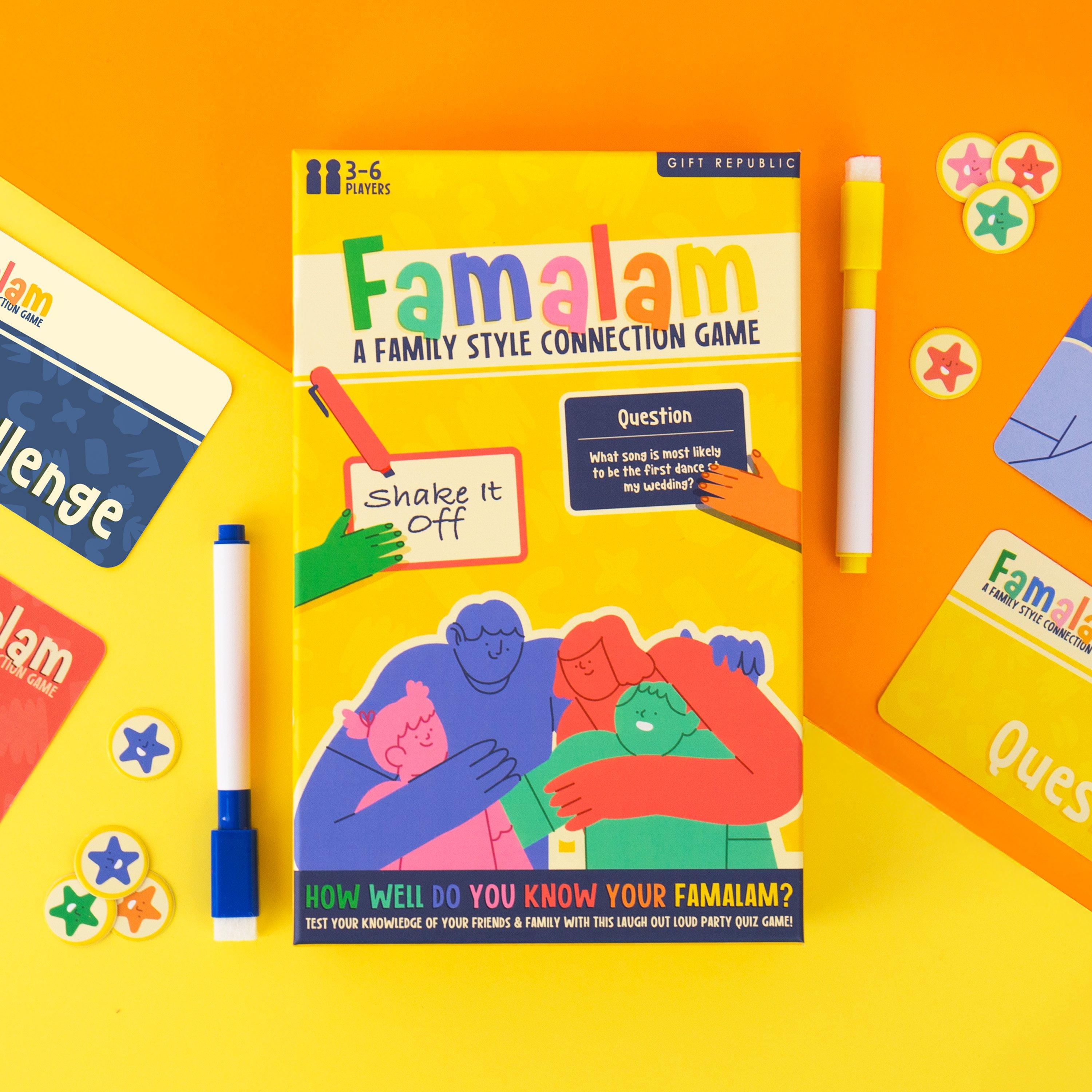 Multi - Gift Republic - Famalam – A Family Style Connection Game - 4