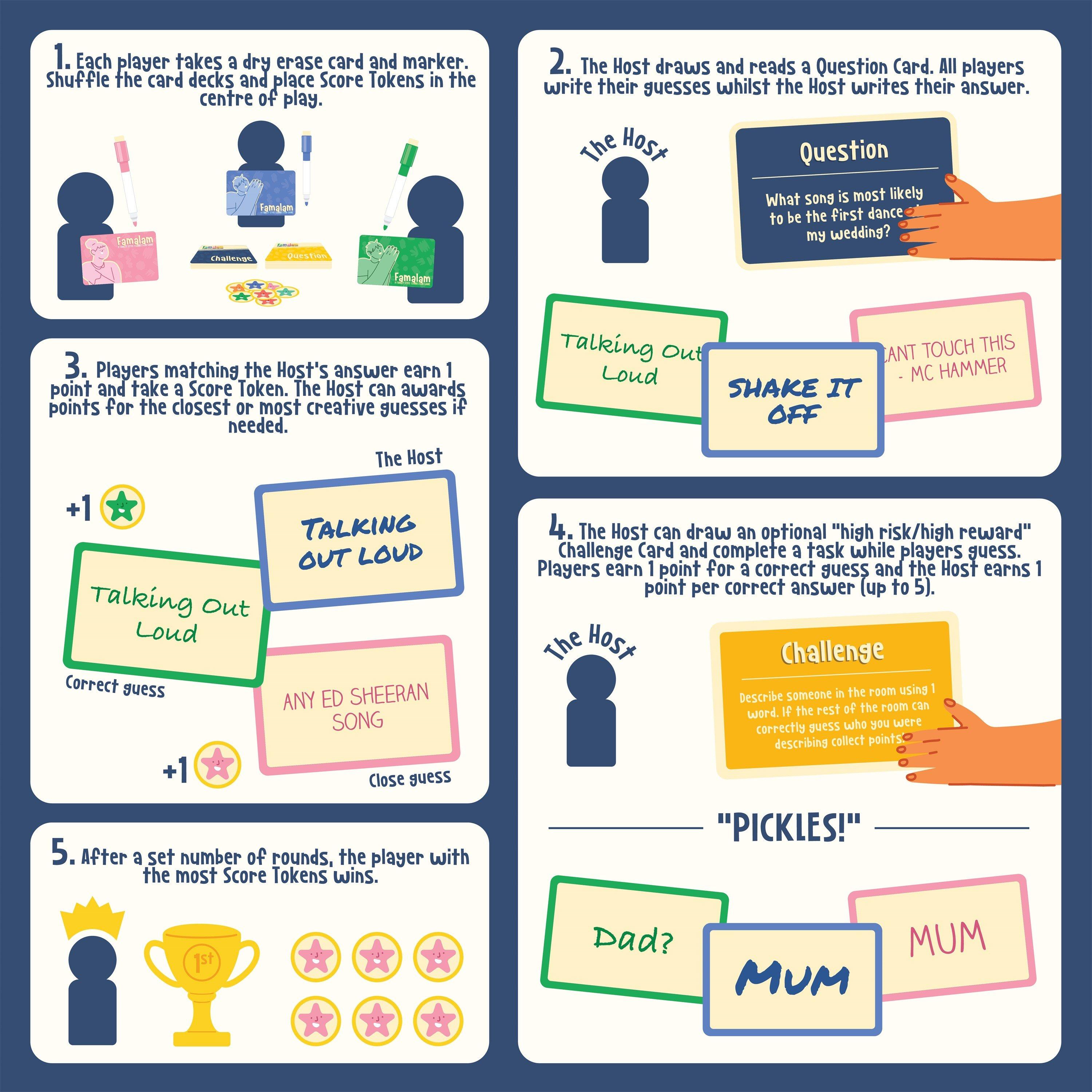 Multi - Gift Republic - Famalam – A Family Style Connection Game - 5