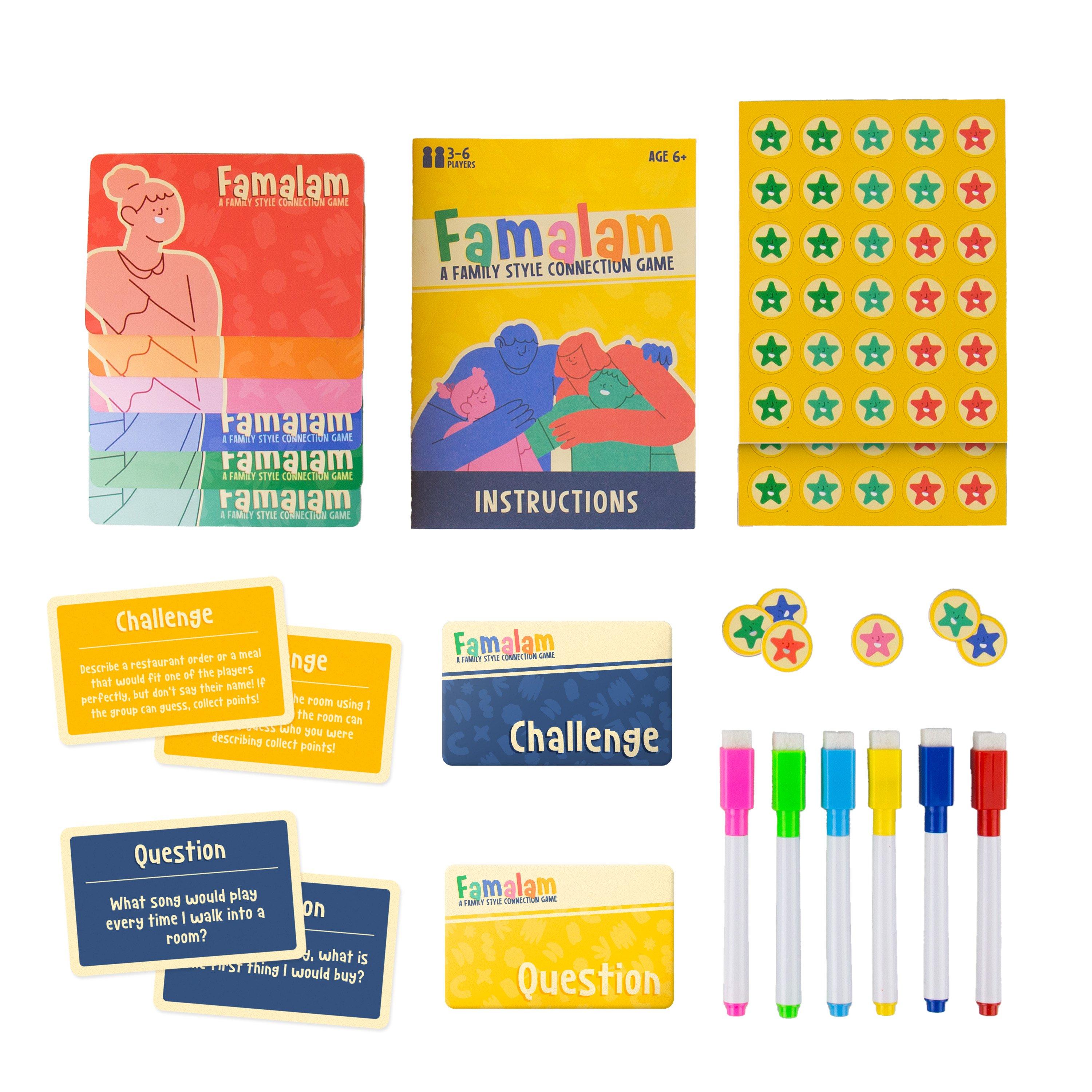 Multi - Gift Republic - Famalam – A Family Style Connection Game - 7