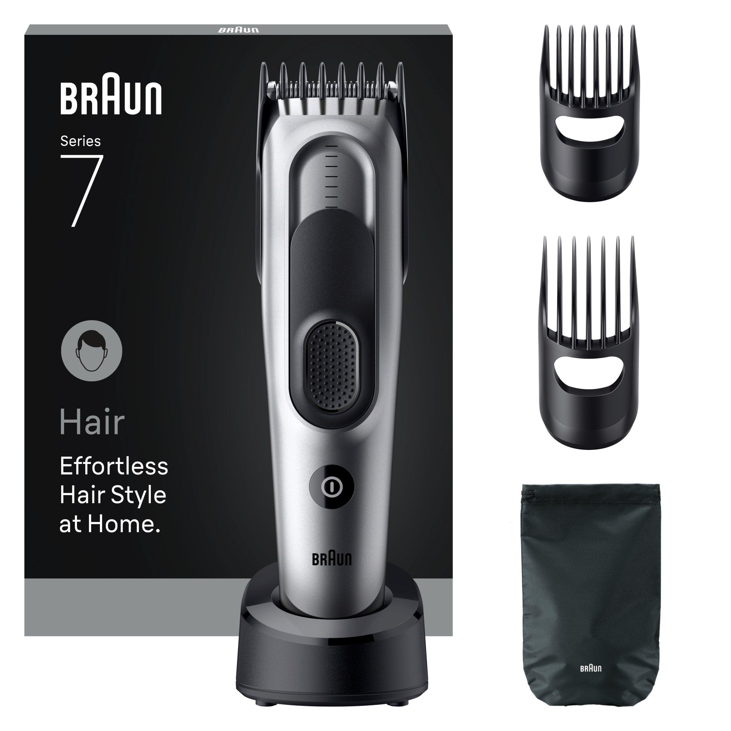 Grey - Braun - Braun HC7590 Hair Clipper BLKSPCGRY - 4