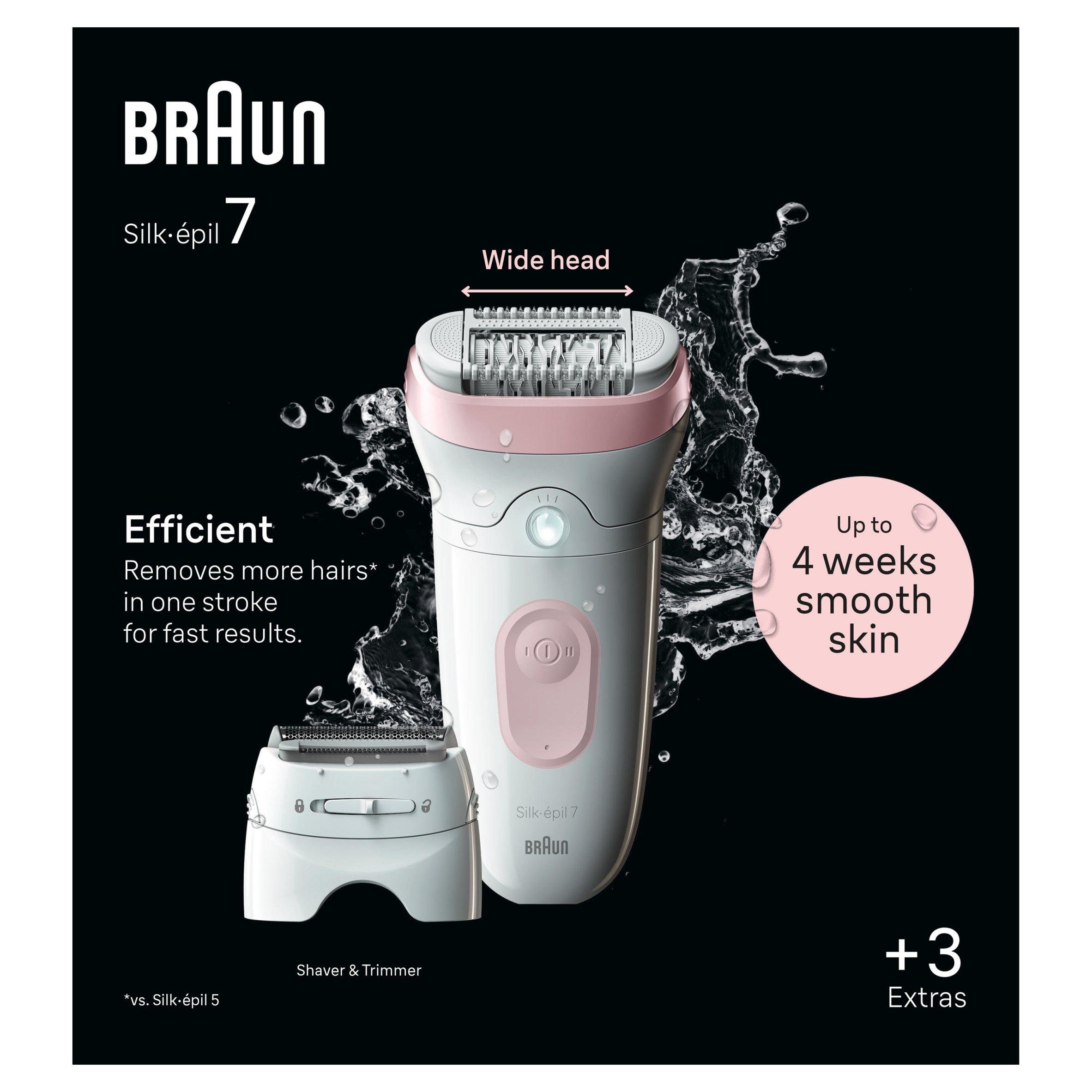 White - Braun - Braun Silk-epil SE7-030 Epilator - 9