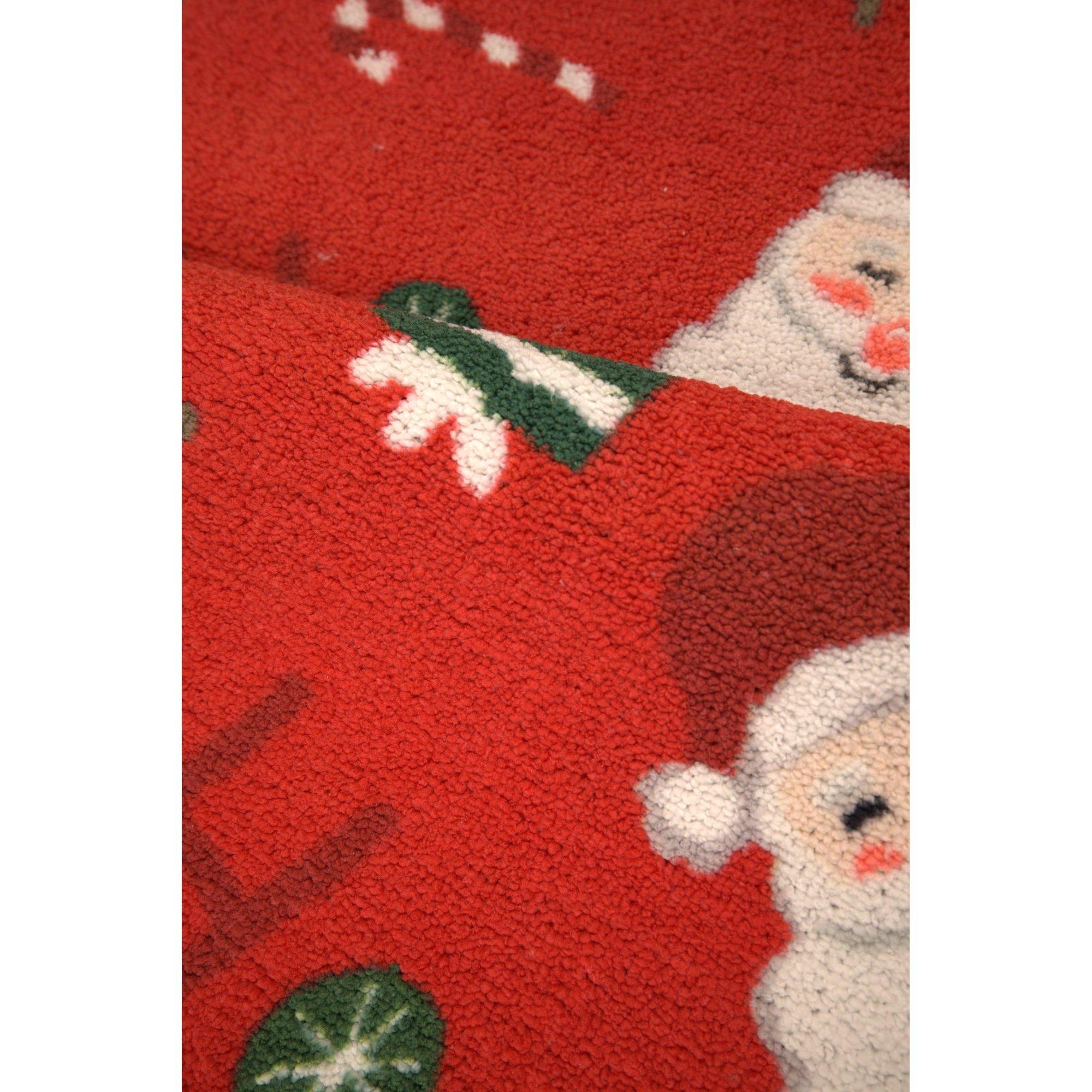 Red - Homemaker - Santa Stop Here Runner and Doormat - 3