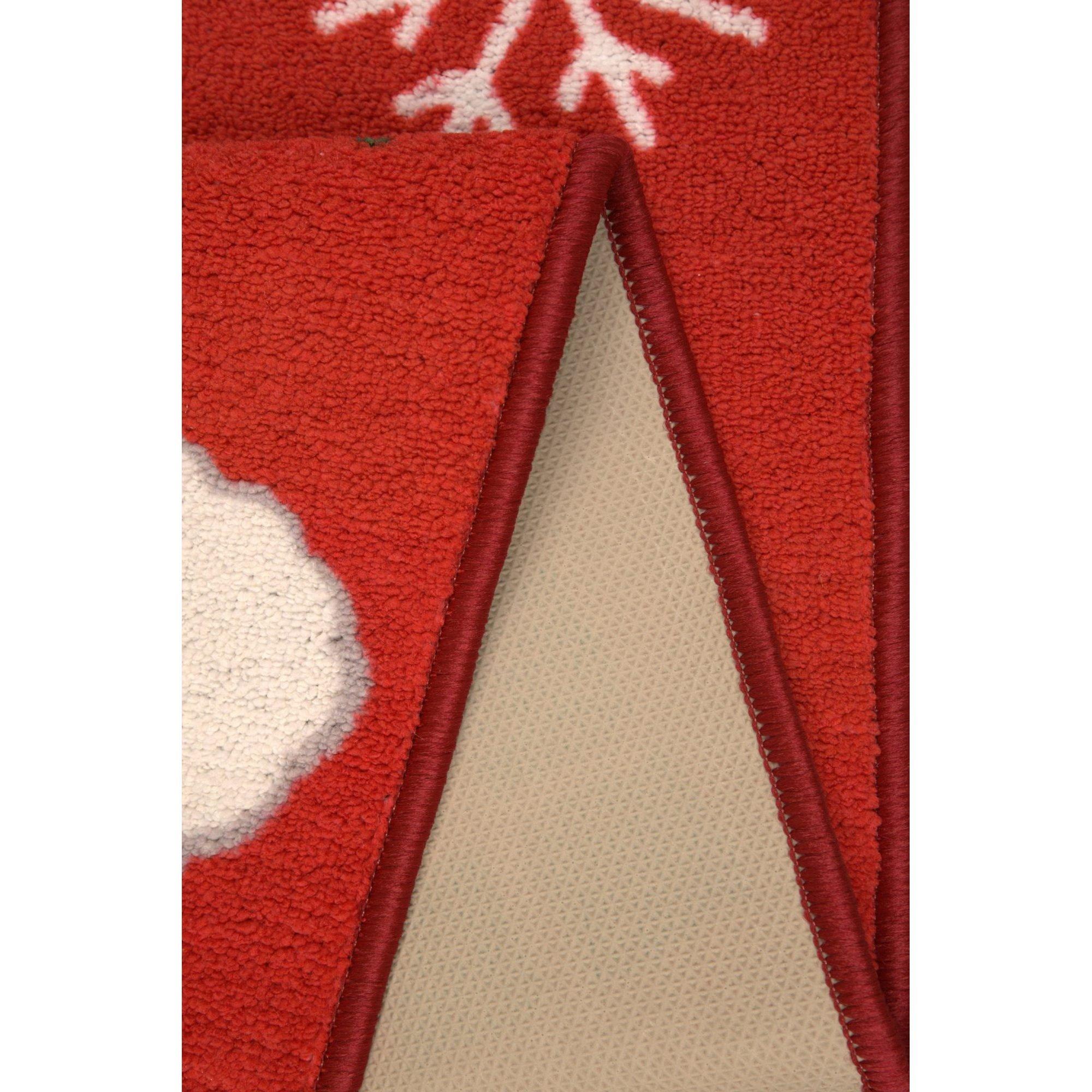 Red - Homemaker - Santa Stop Here Runner and Doormat - 4