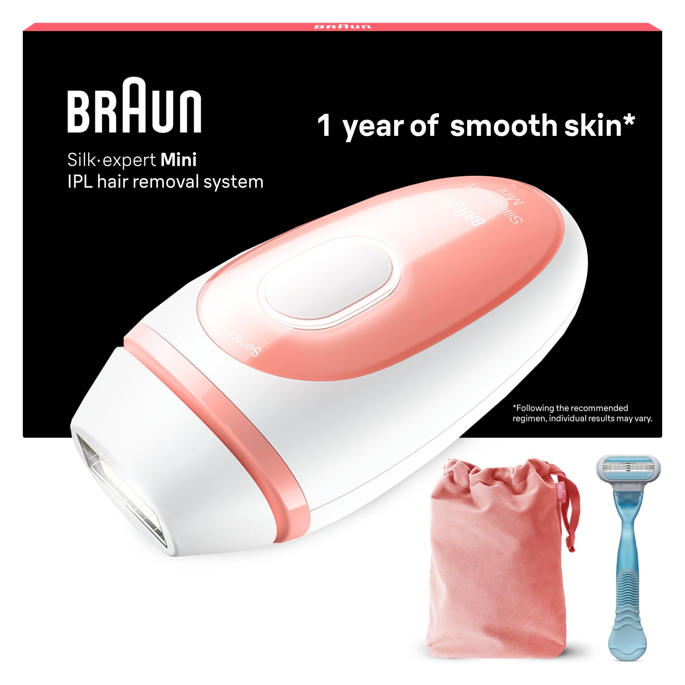 Pink - Braun - Braun PL1014 Silk-Expert Mini IPL Hair Removal - 1