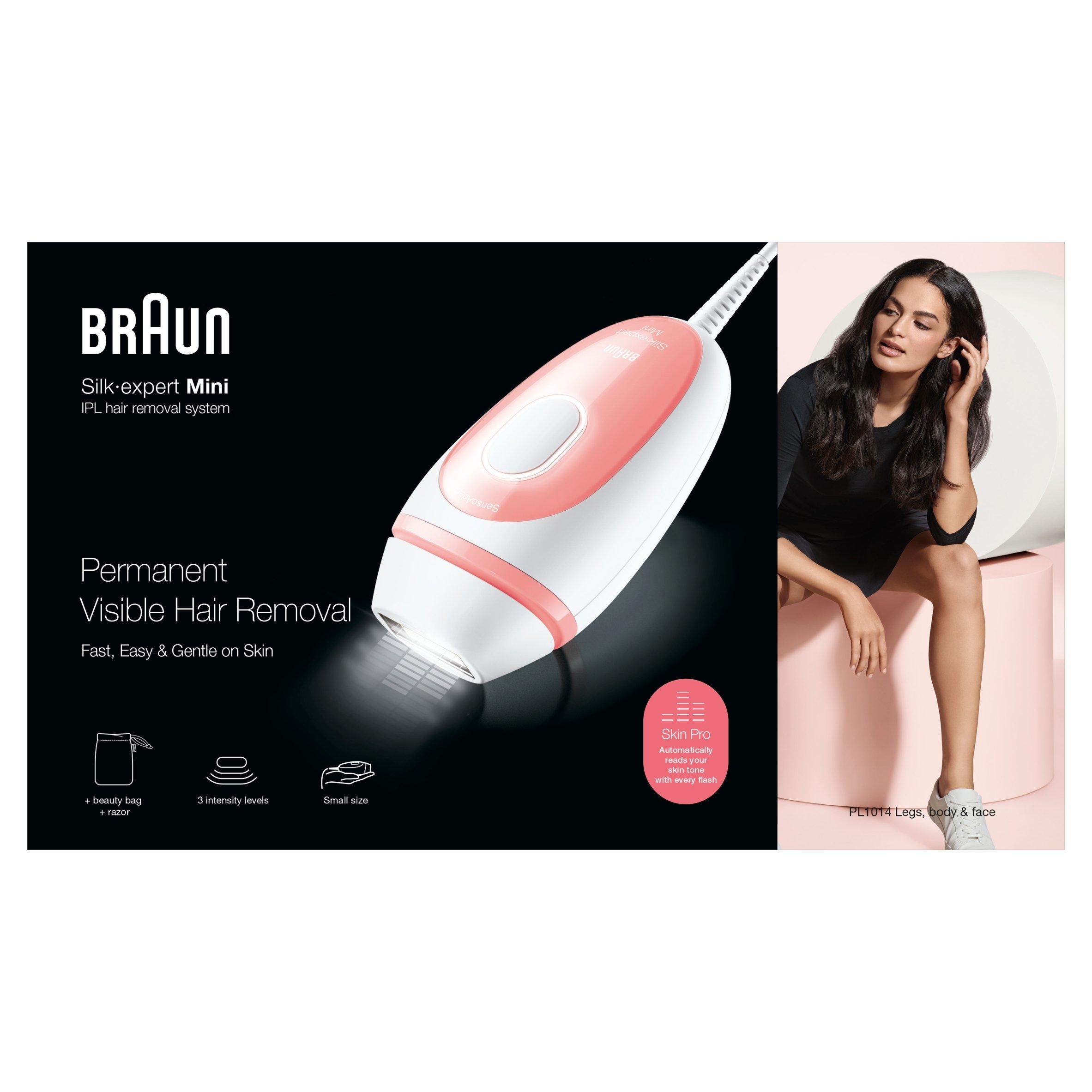 Pink - Braun - Braun PL1014 Silk-Expert Mini IPL Hair Removal - 2