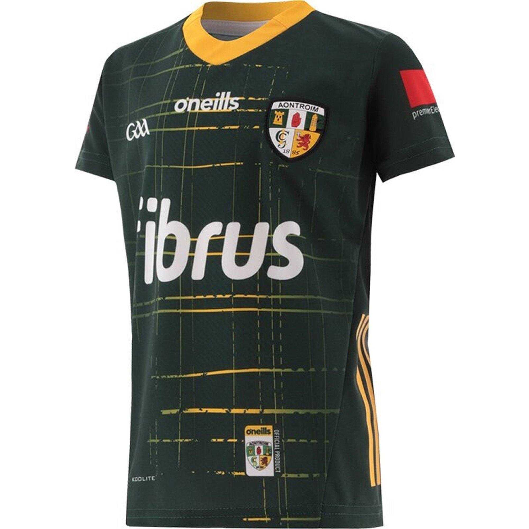 Dark Green - ONeills - Antrim Alternative Jersey Junior - 1