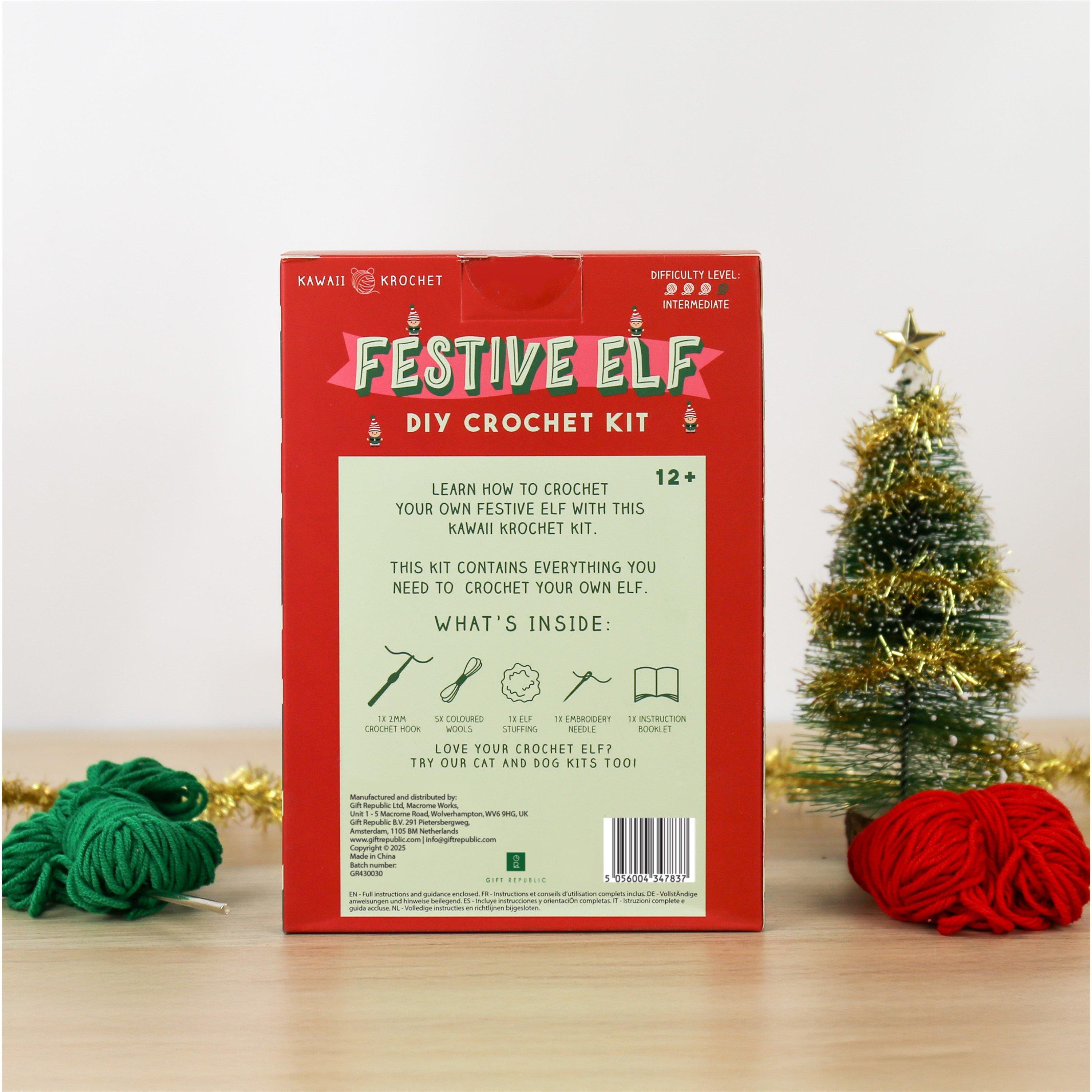 Multi - Gift Republic - Festive Elf – DIY Crochet Kit - 2