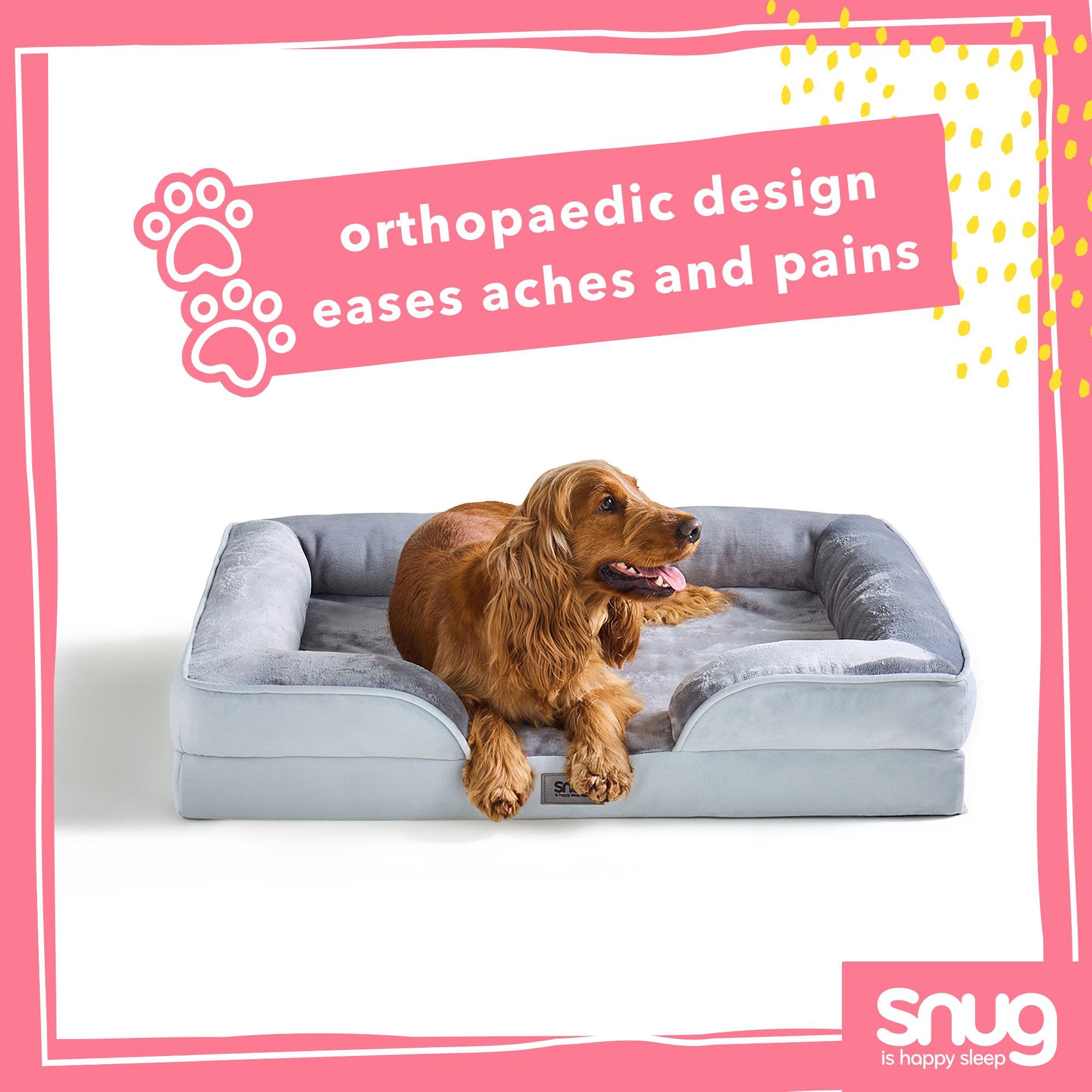 Grey - Snug - Orthopaedic Mattress Pet Bed - 2