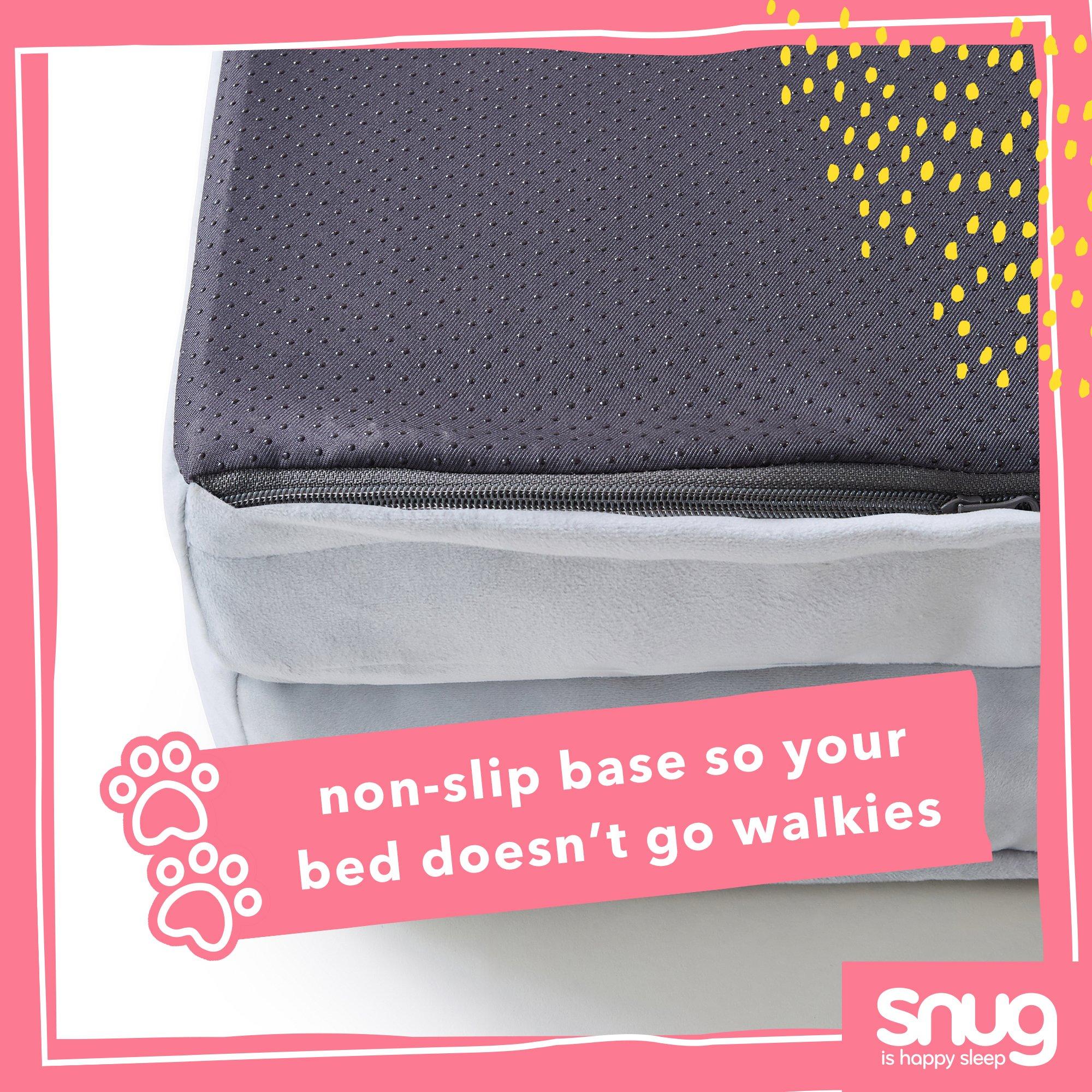 Grey - Snug - Orthopaedic Mattress Pet Bed - 5