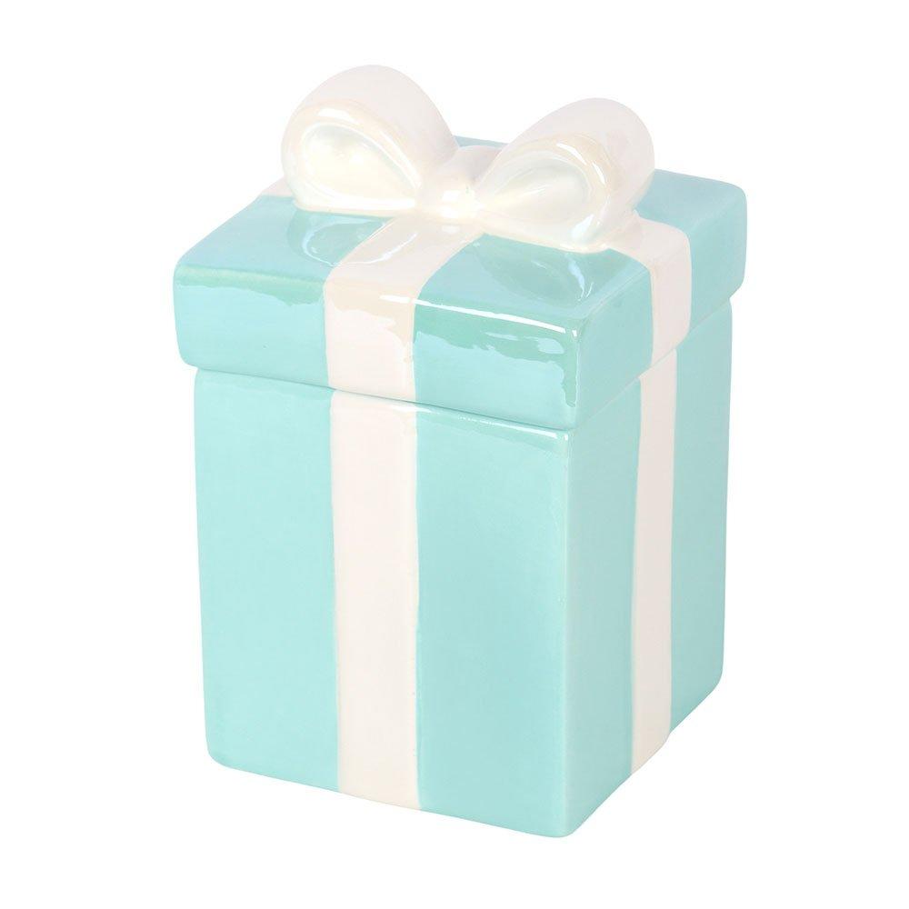 White - Something Different - Blue Christmas Present Oil Burner - 3