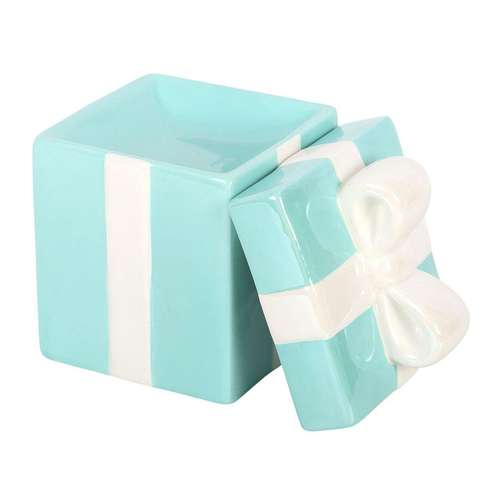 White - Something Different - Blue Christmas Present Oil Burner - 4