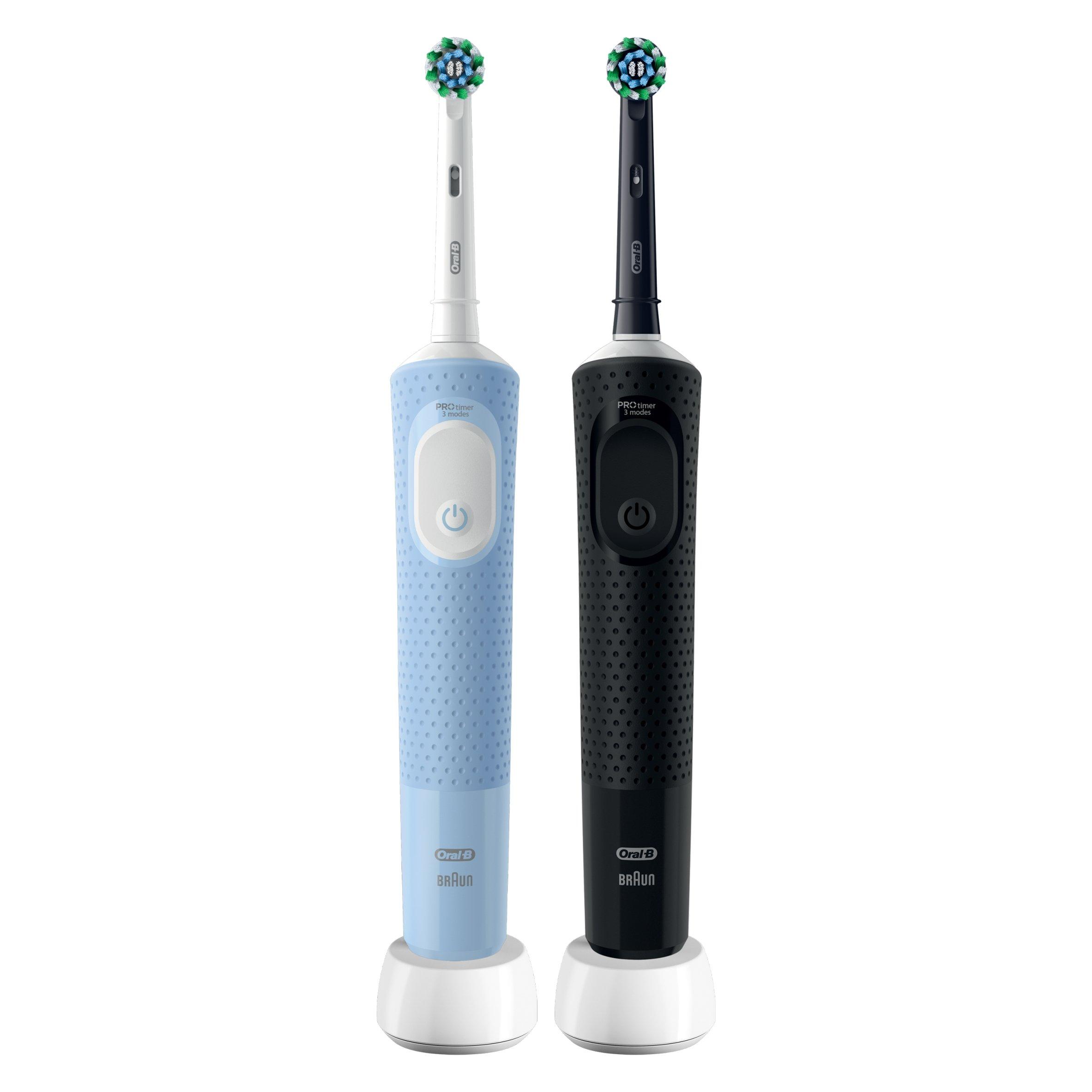Black & Blue - Oral B - Oral-B Vitality Pro Black & Blue Duo Toothbrushes - 3