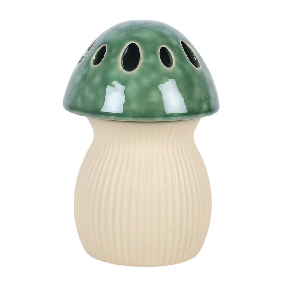 White - Something Different - Green Mushroom Oil Burner - 3
