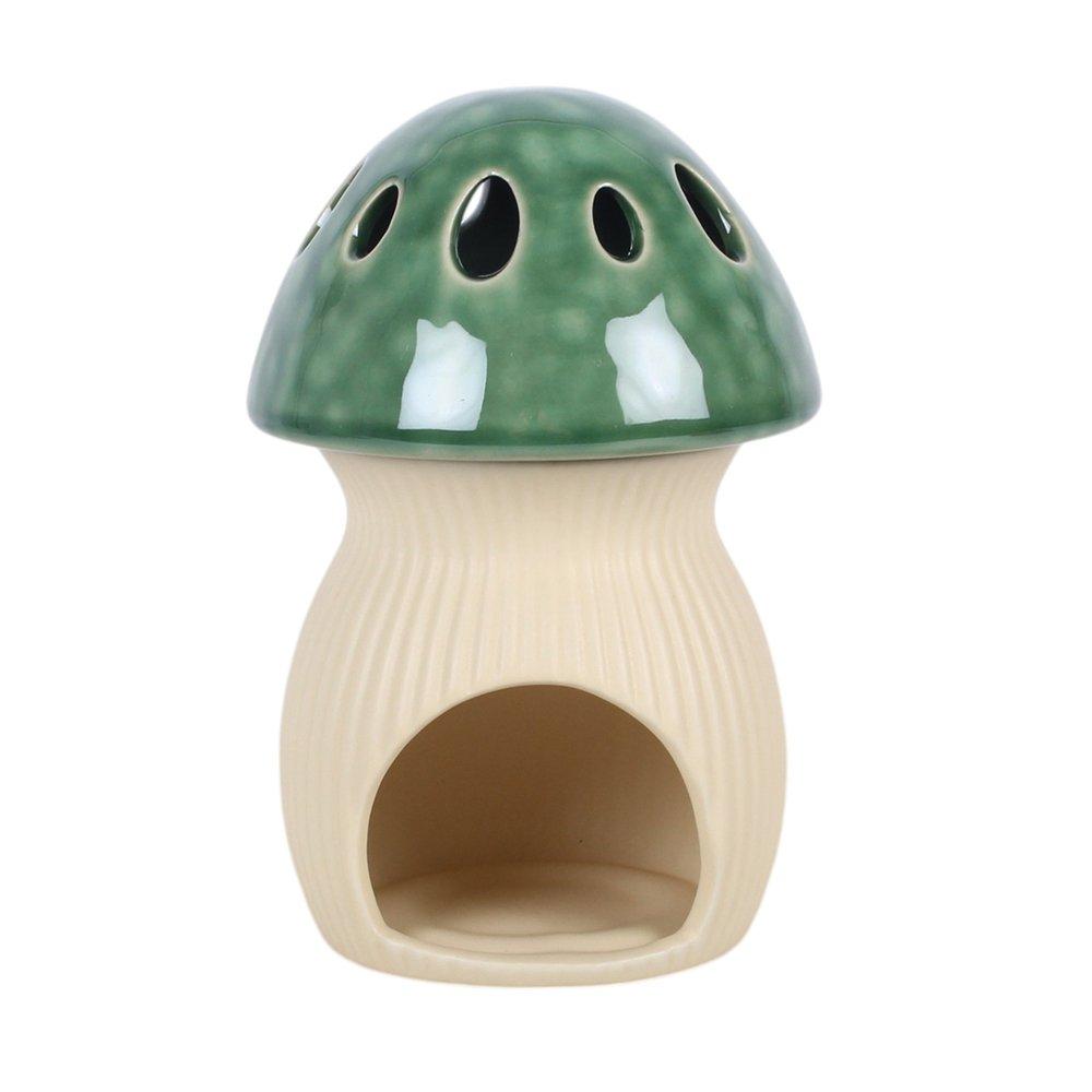 White - Something Different - Green Mushroom Oil Burner - 4