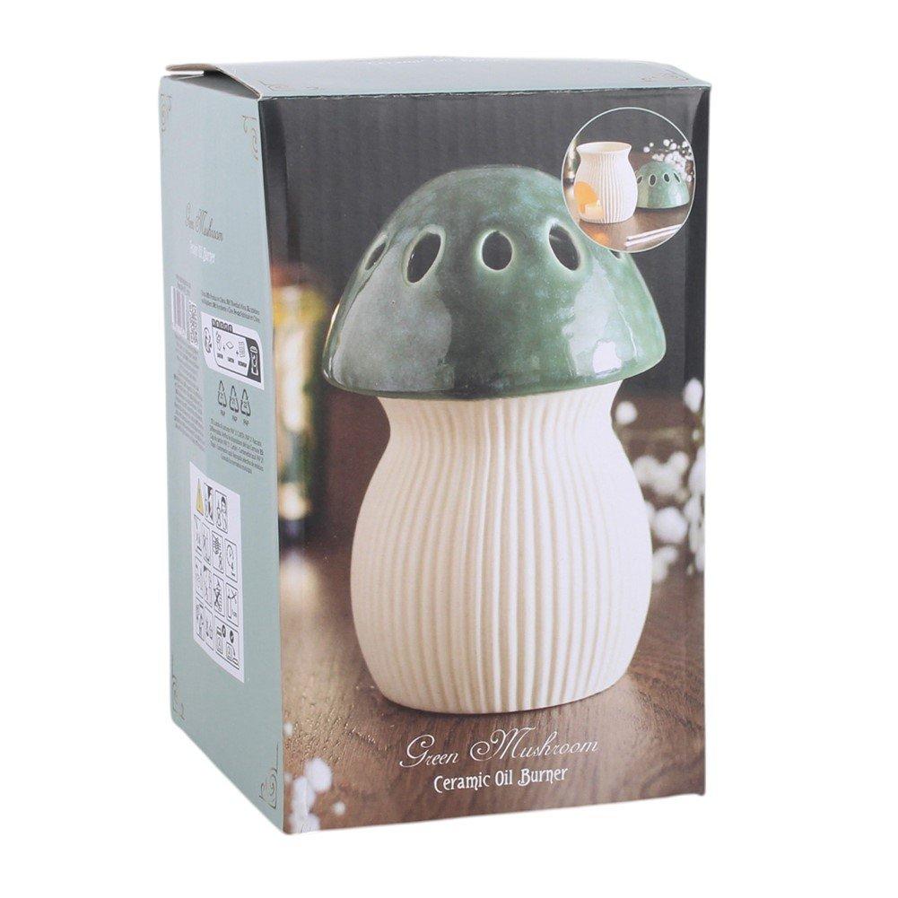 White - Something Different - Green Mushroom Oil Burner - 7