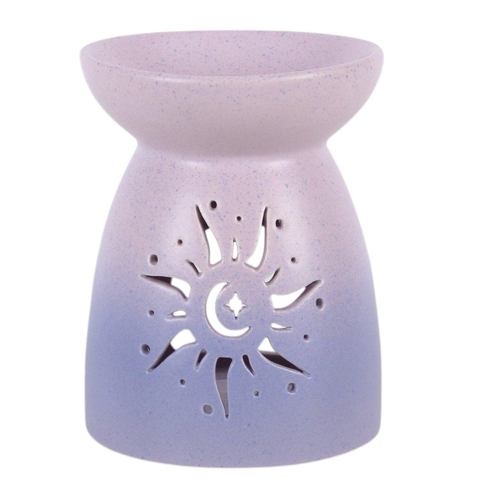 White - Something Different - Purple Sun Cut Out Oil Burner - 2