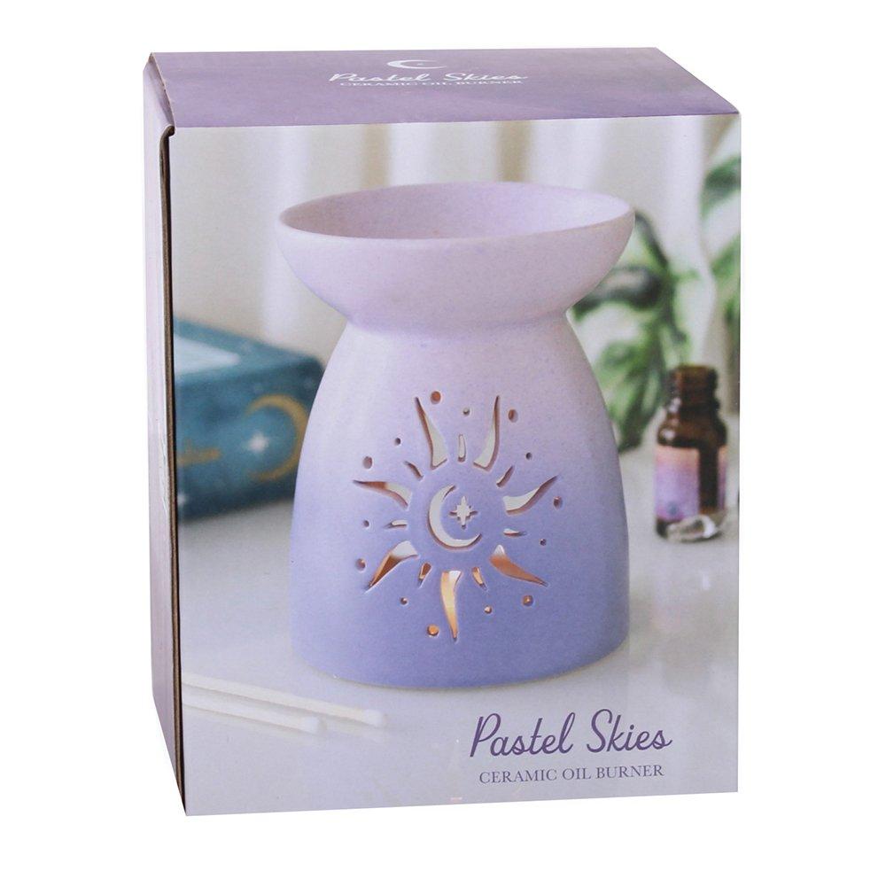 White - Something Different - Purple Sun Cut Out Oil Burner - 5