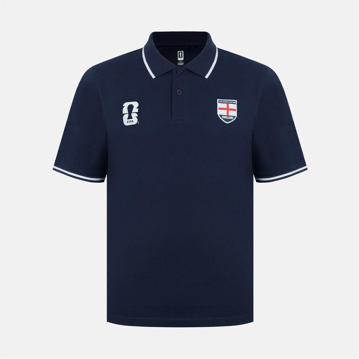 Navy - FIFA - Mens England FIFA World Cup 2026™ Polo Shirt - 1
