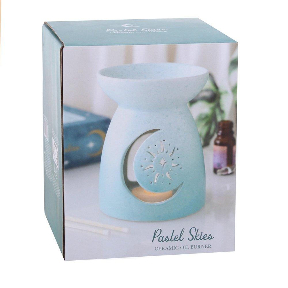 White - Something Different - Blue Moon Cut Out Oil Burner - 5
