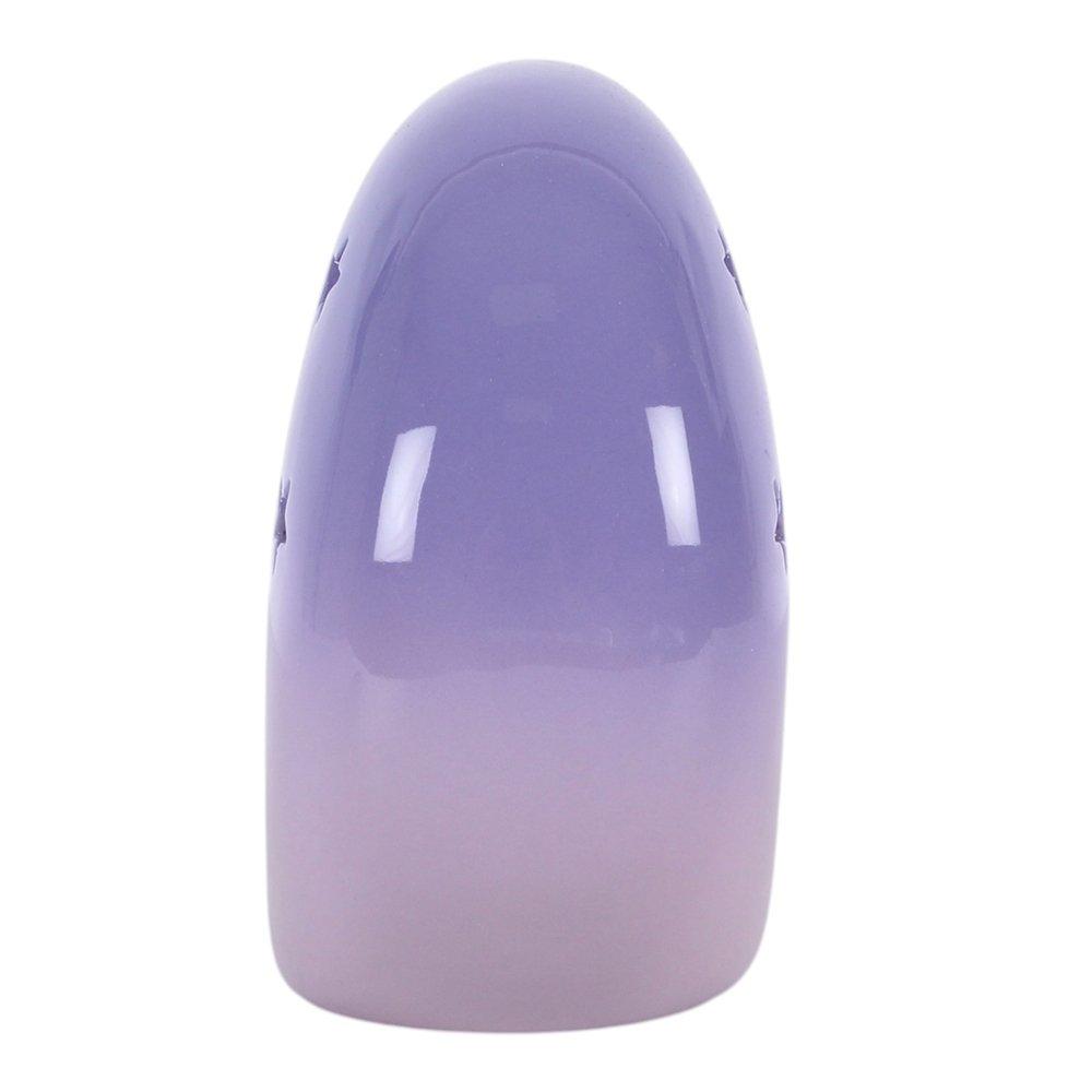 White - Something Different - Purple Pastel Crescent Moon Hanging Oil Burner - 3