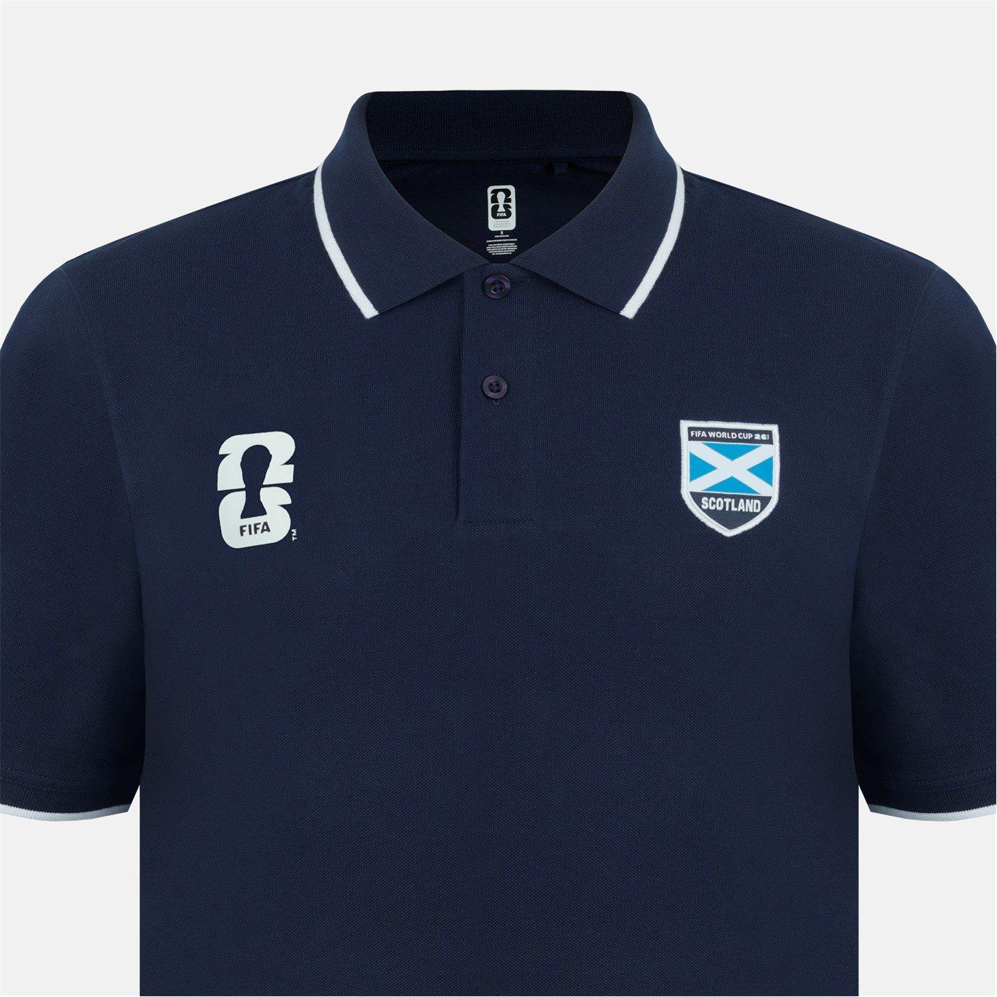 Blue - FIFA - Mens Scotland FIFA World Cup 2026™ Polo Shirt - 4