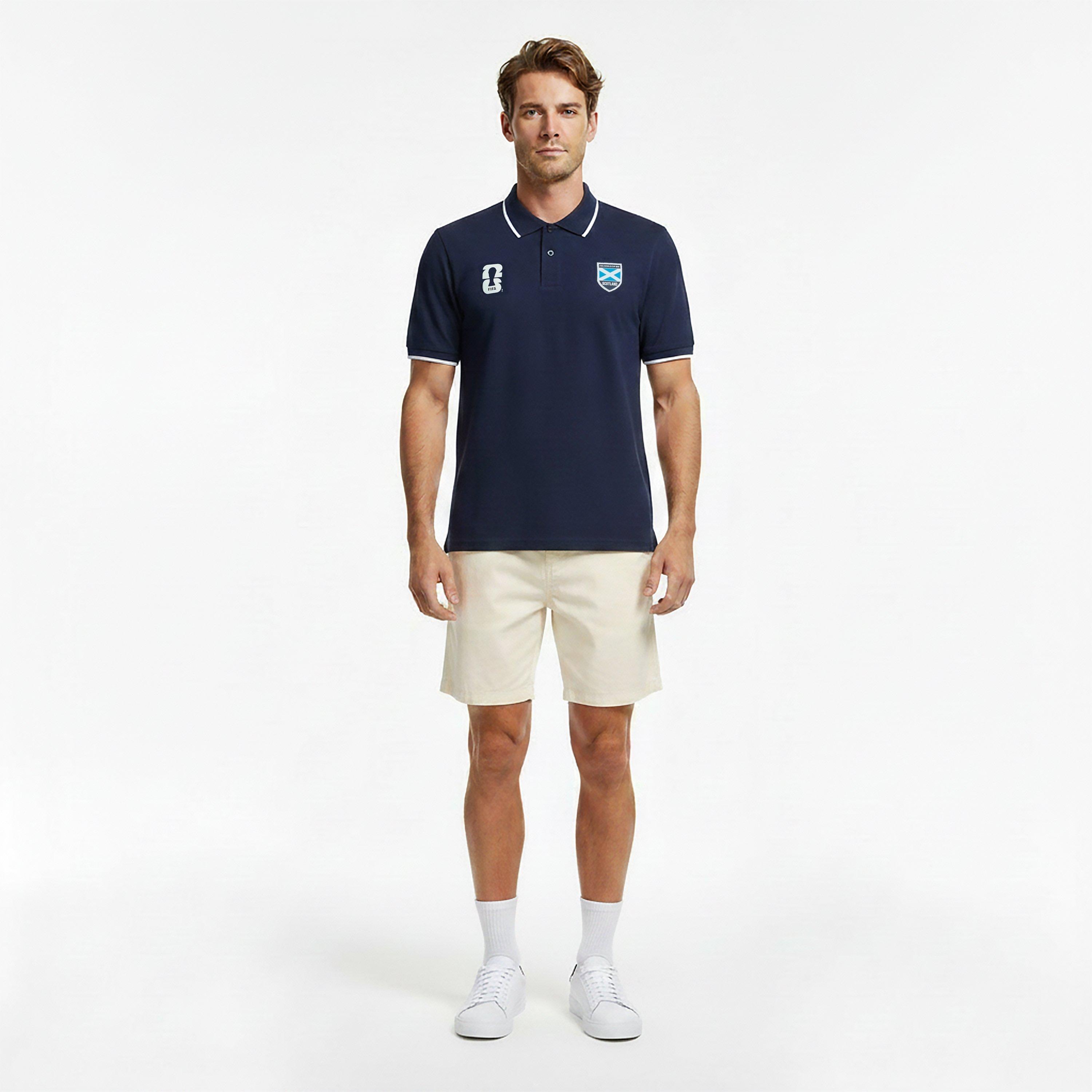 Blue - FIFA - Mens Scotland FIFA World Cup 2026™ Polo Shirt - 6
