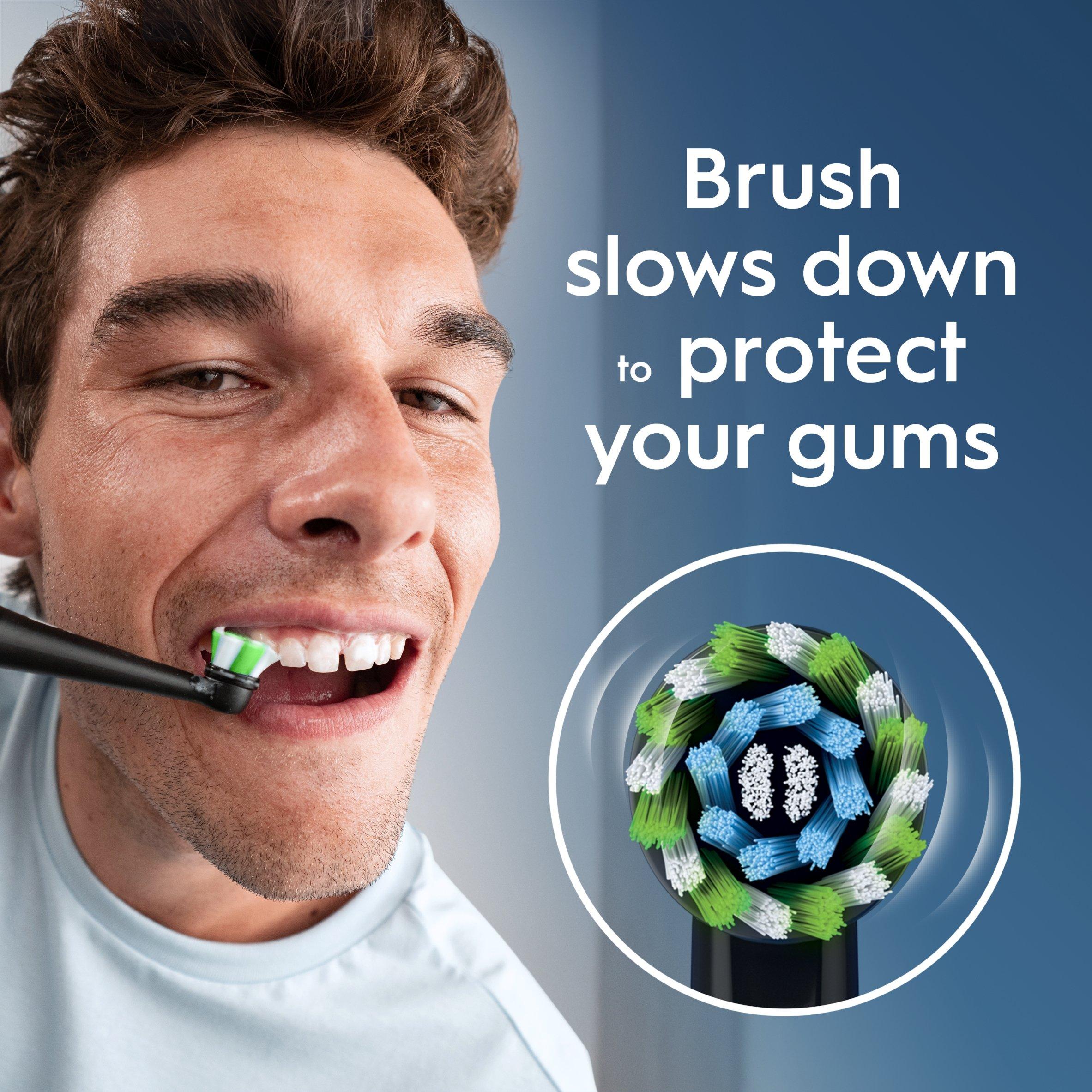 Black - Oral B - Oral-B Pro Series 1 Cross Action Black Toothbrush - 8