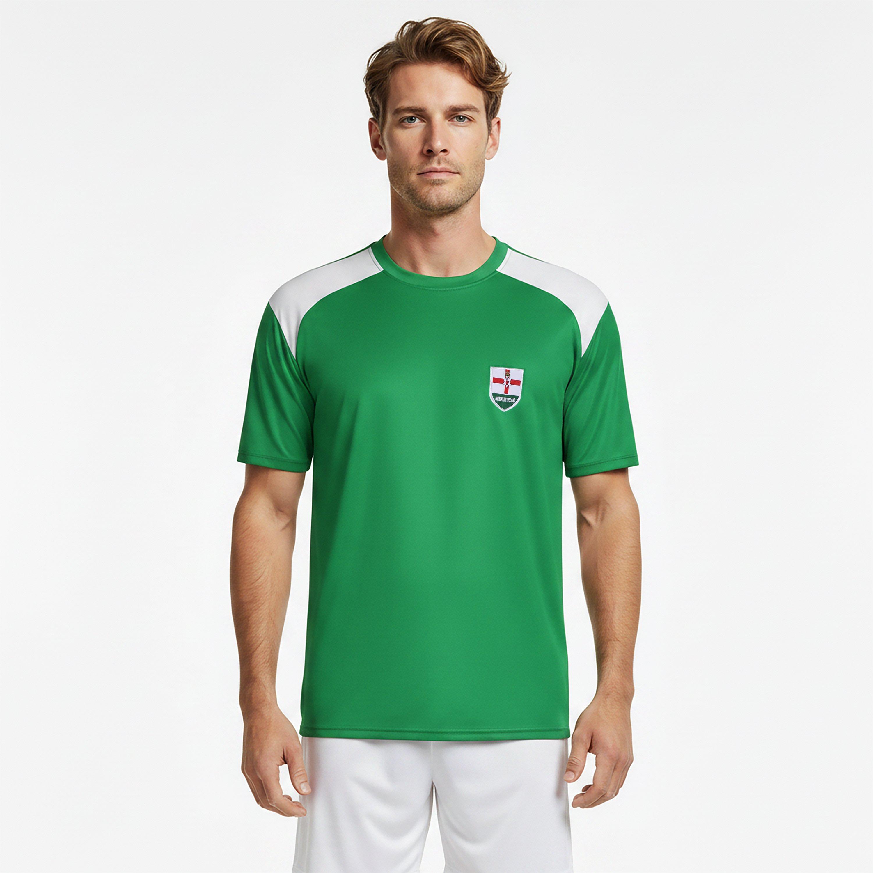 Green - FIFA - Mens Northern Ireland Short Sleeve T-Shirt - 3