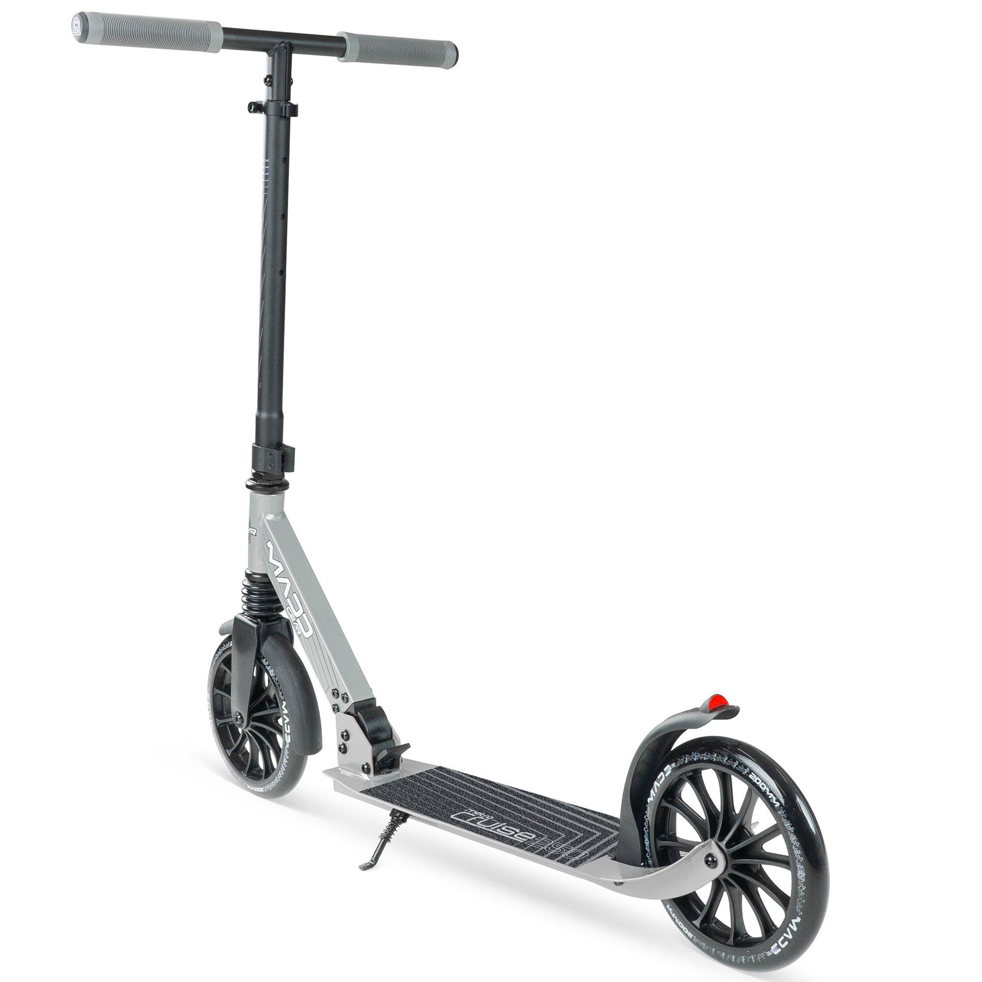 Grey/Black - Madd Gear - METRO CRUISE BIG WHEEL FOLDING COMMUTER SCOOTER - 6