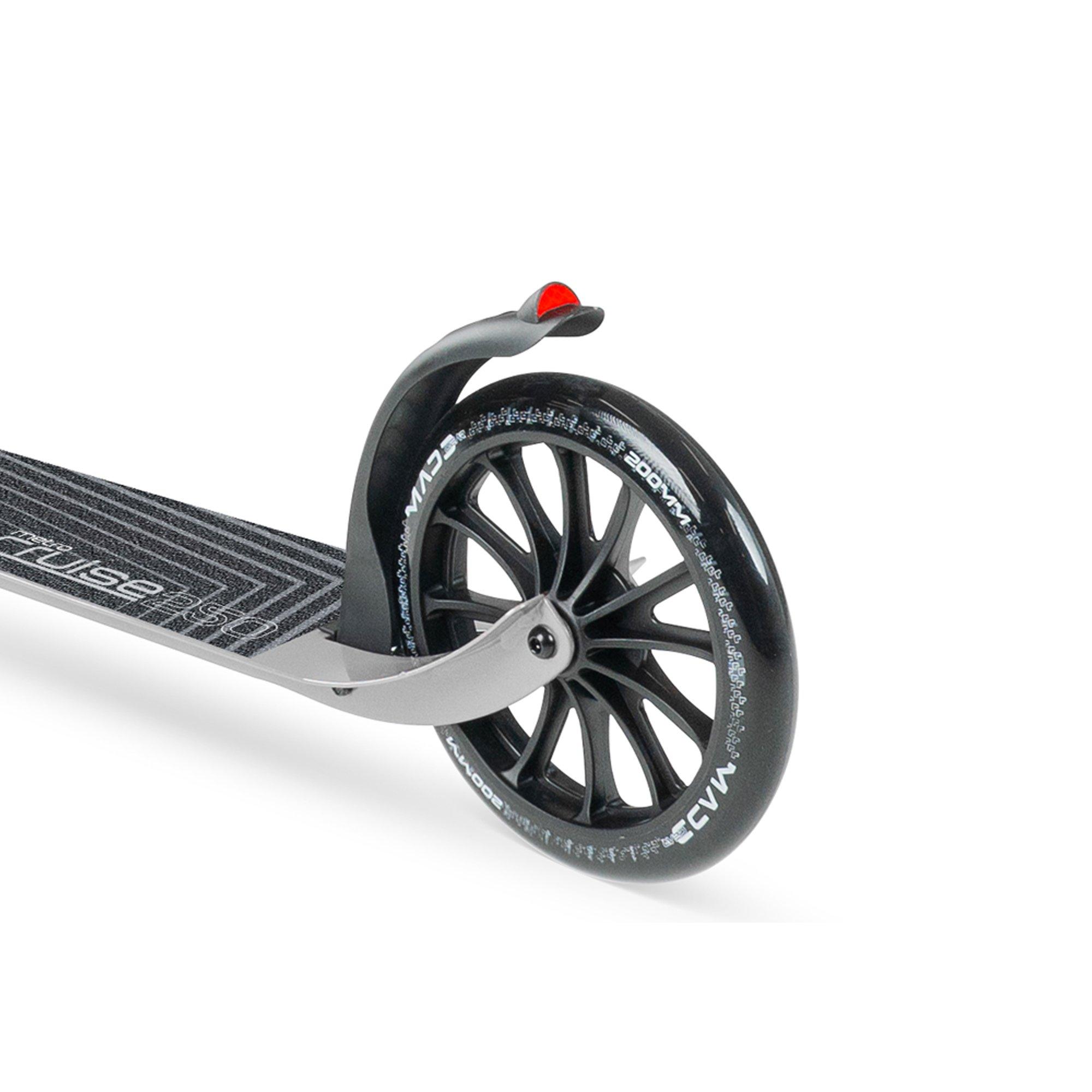 Grey/Black - Madd Gear - METRO CRUISE BIG WHEEL FOLDING COMMUTER SCOOTER - 9