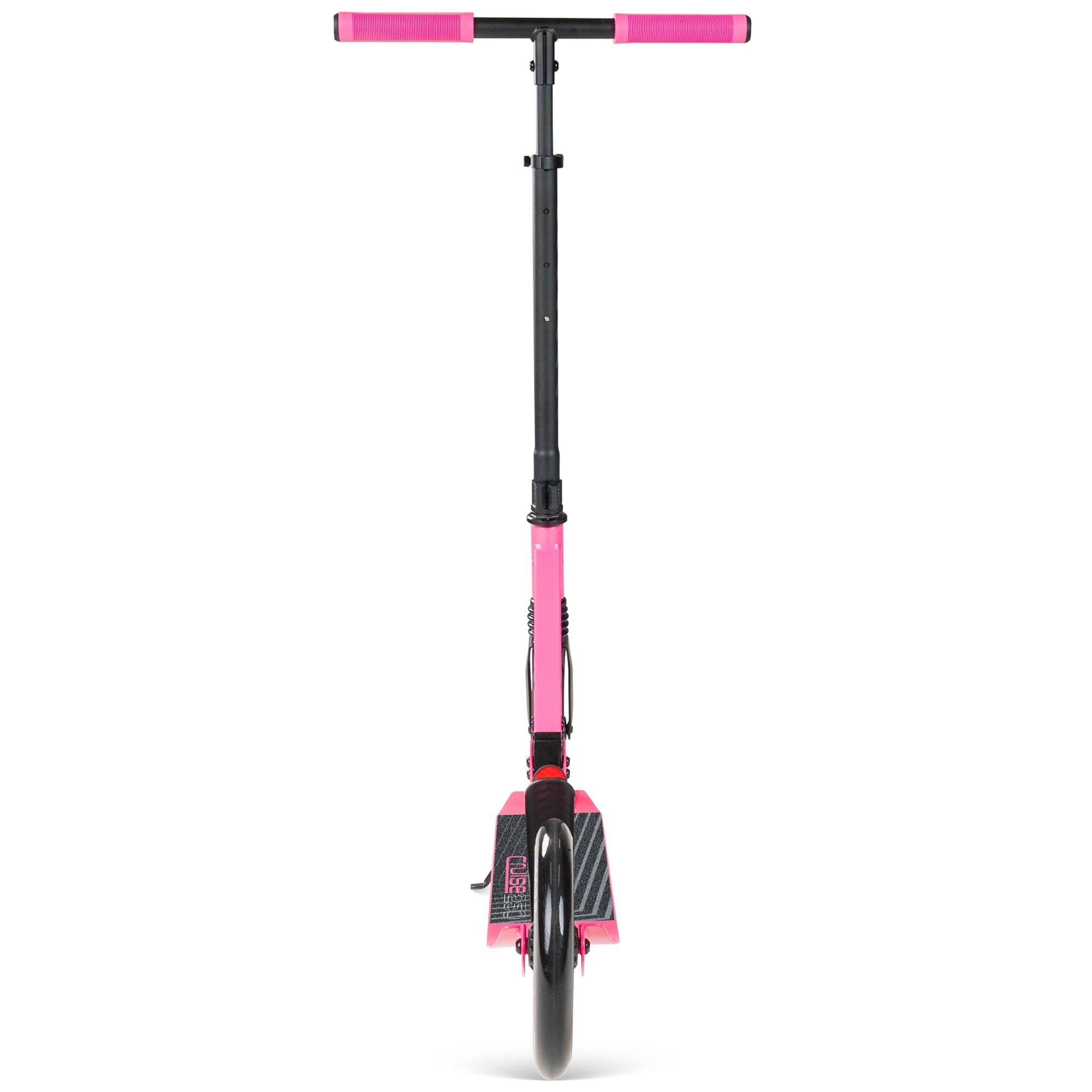 Pink/Black - Madd Gear - METRO CRUISE BIG WHEEL FOLDING COMMUTER SCOOTER - 5